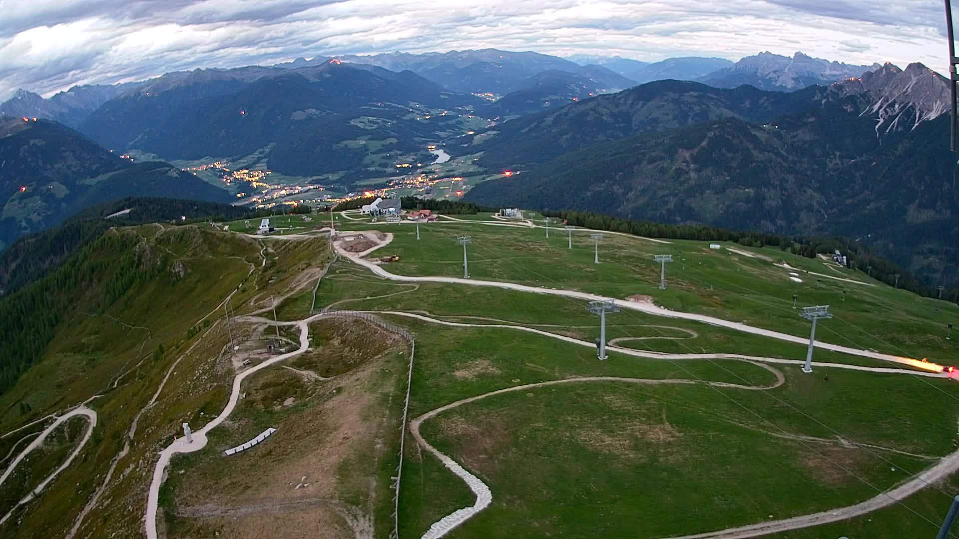 Kronplatz-Gipfel | Blick nach Olang – Valdaora