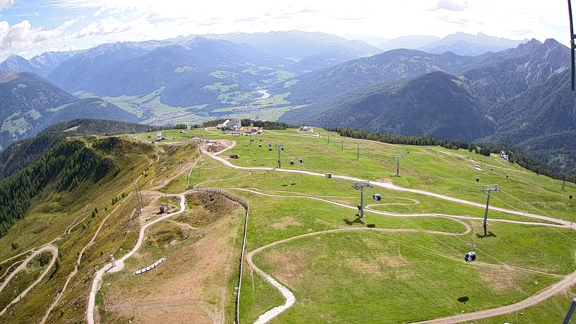Kronplatz-Gipfel | Blick nach Olang – Valdaora