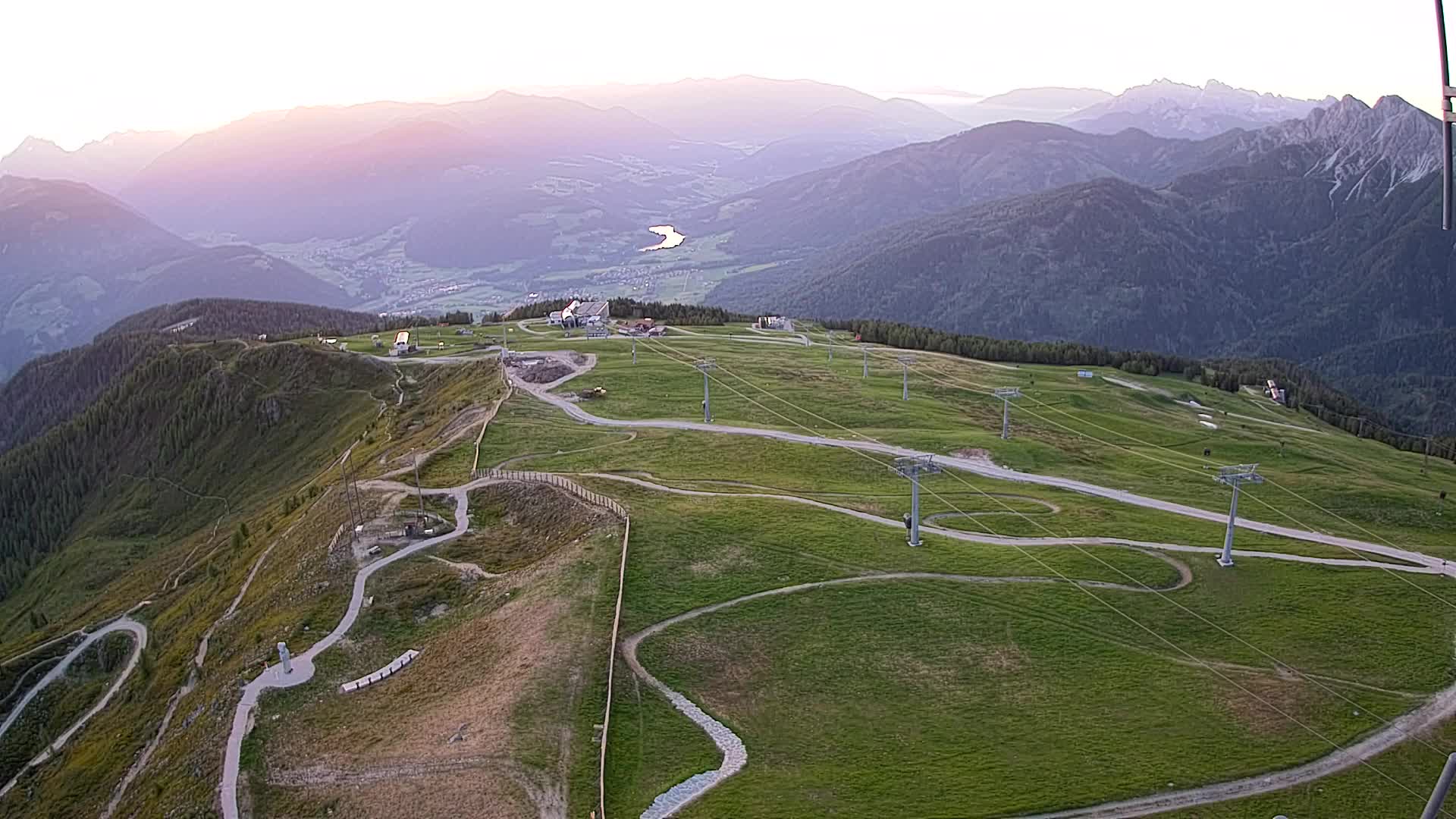 Kronplatz-Gipfel | Blick nach Olang – Valdaora
