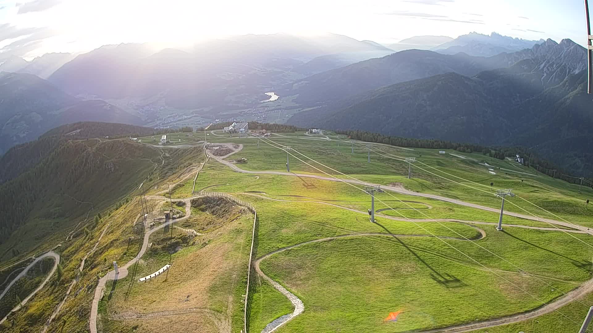 Kronplatz-Gipfel | Blick nach Olang – Valdaora