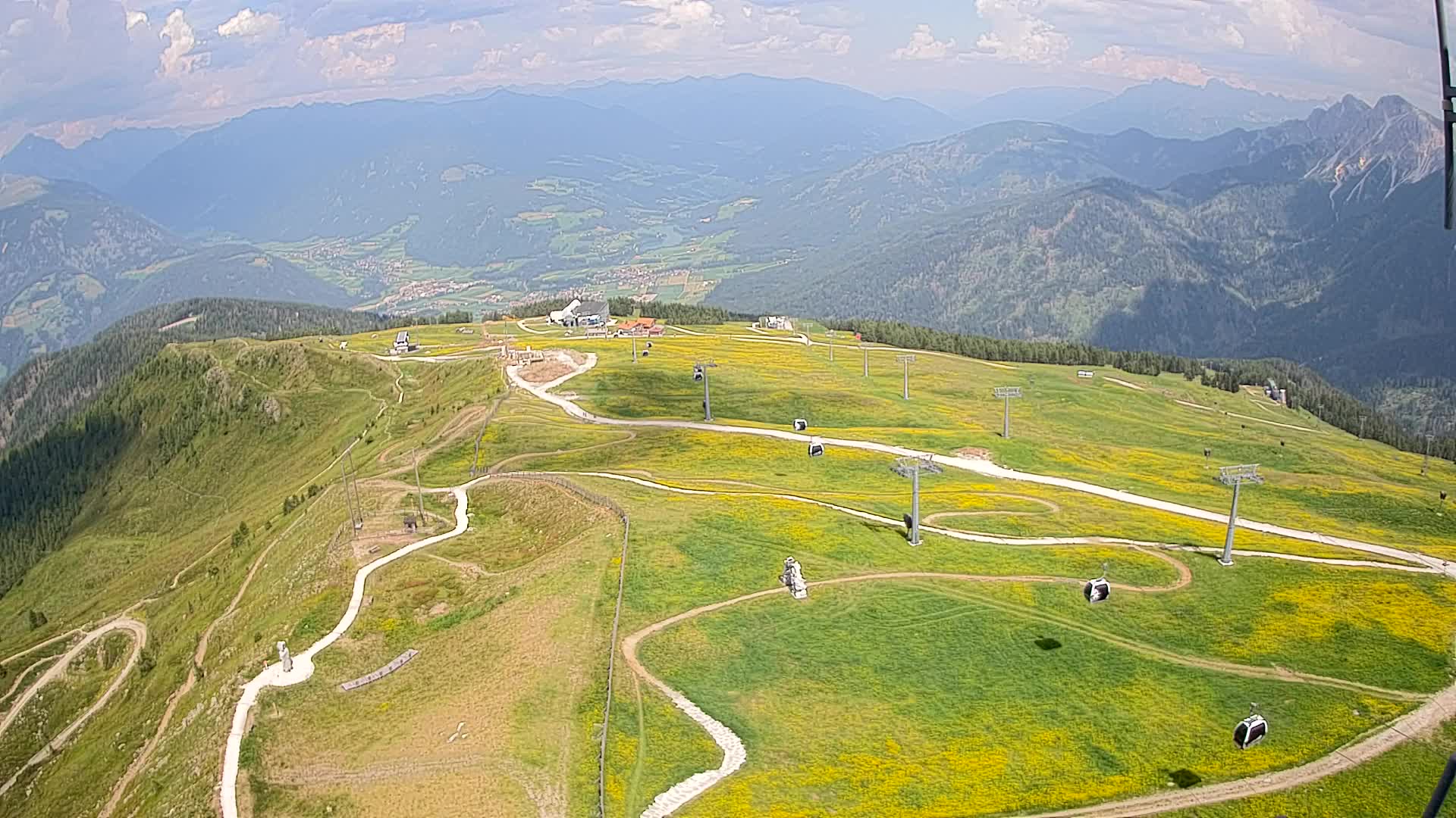 Sommet du Kronplatz | vue sur Valdaora – Olang