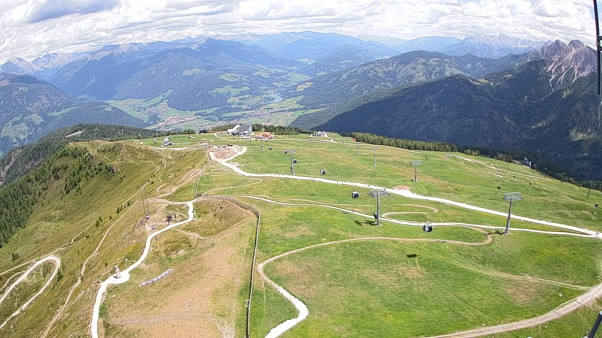 Sommet du Kronplatz | vue sur Valdaora – Olang