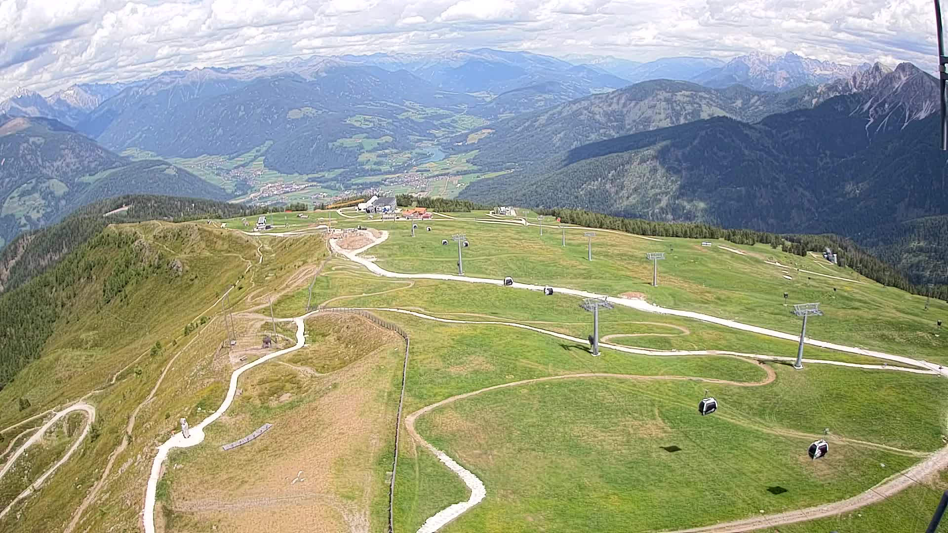 Sommet du Kronplatz | vue sur Valdaora – Olang
