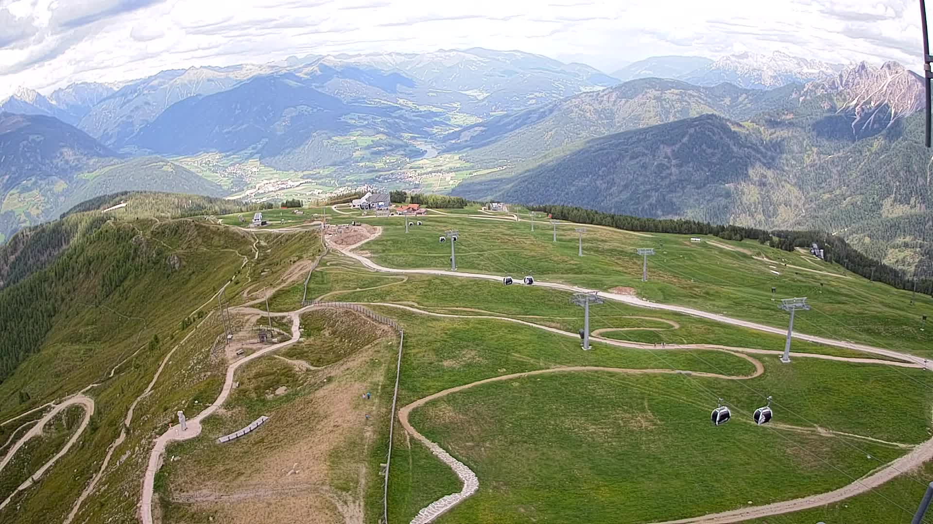 Sommet du Kronplatz | vue sur Valdaora – Olang