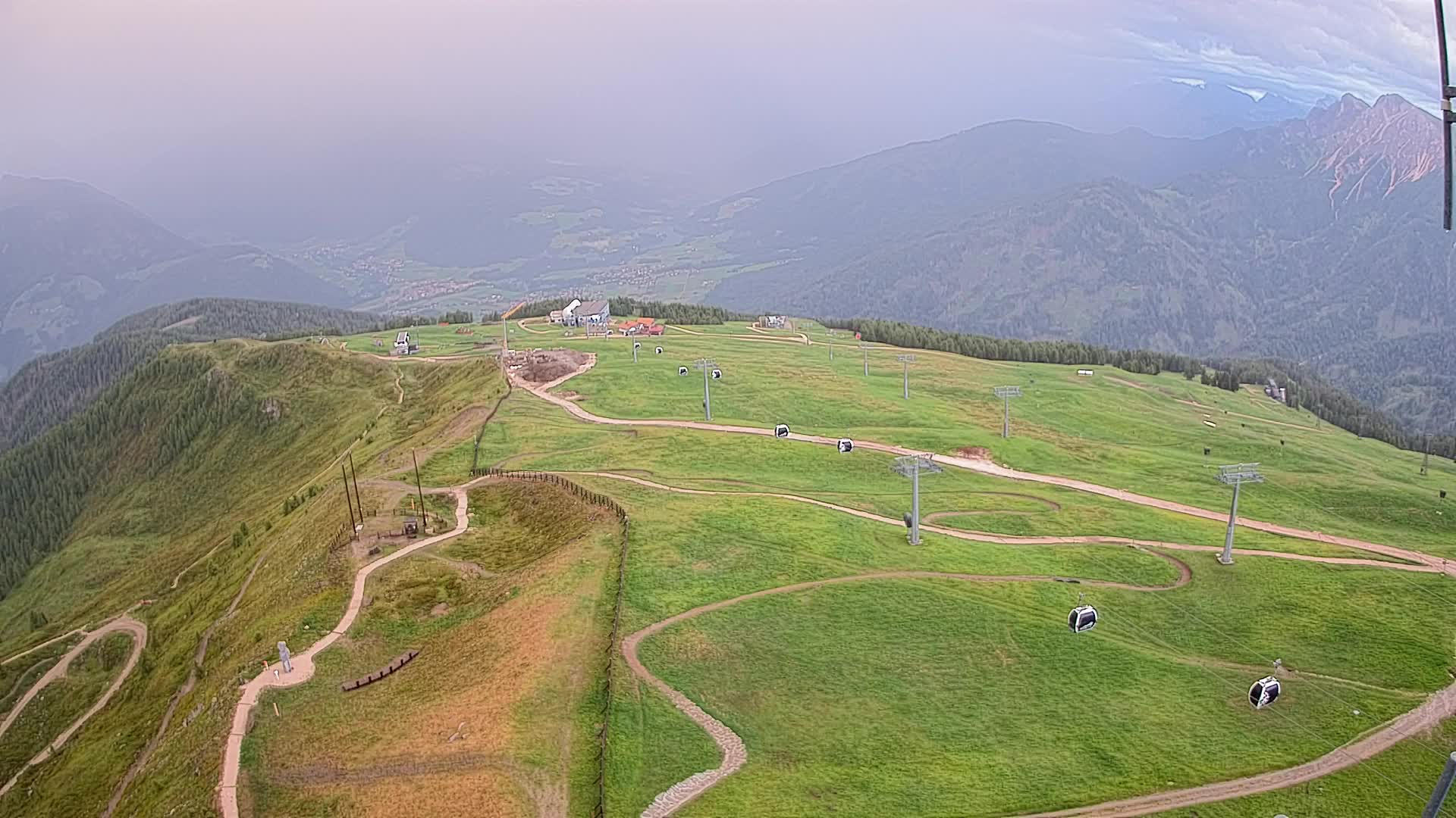 Kronplatz-Gipfel | Blick nach Olang – Valdaora