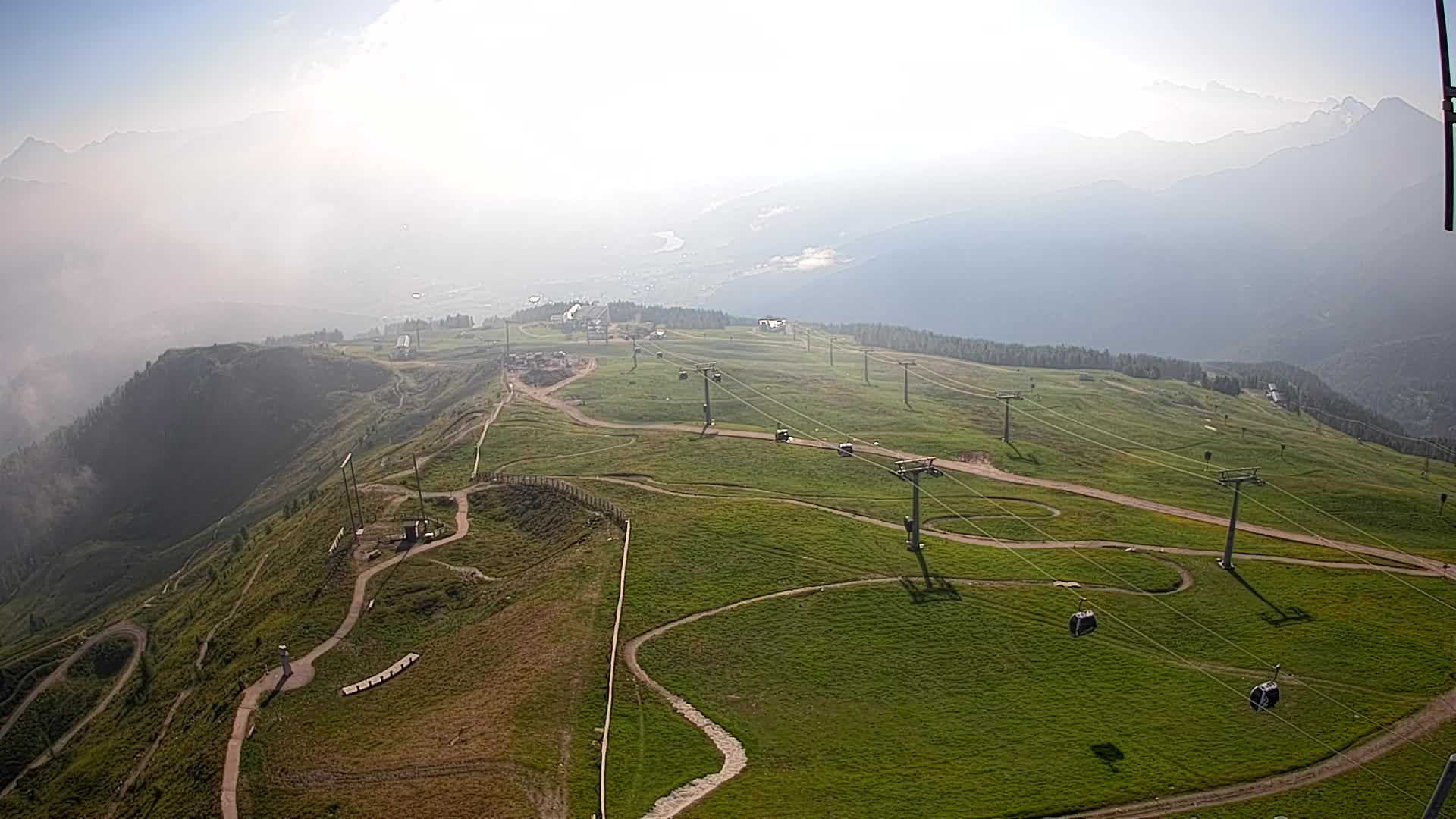 Kronplatz-Gipfel | Blick nach Olang – Valdaora