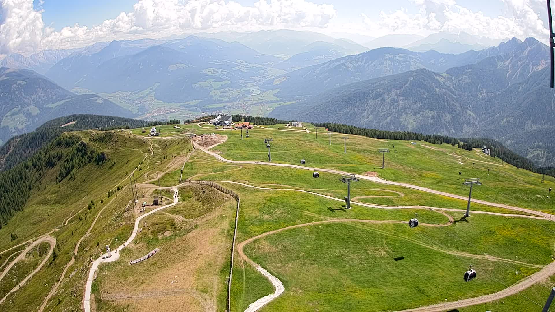 Sommet du Kronplatz | vue sur Valdaora – Olang