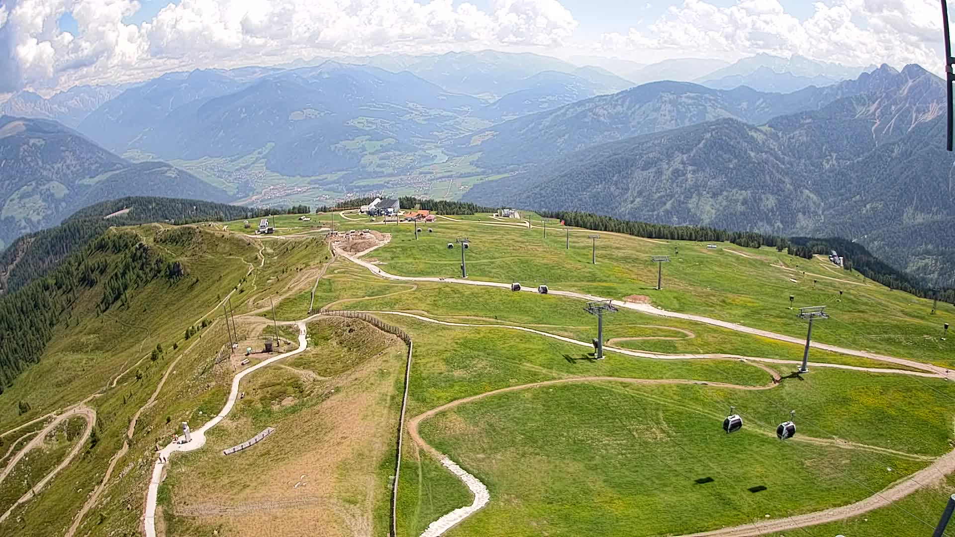 Sommet du Kronplatz | vue sur Valdaora – Olang