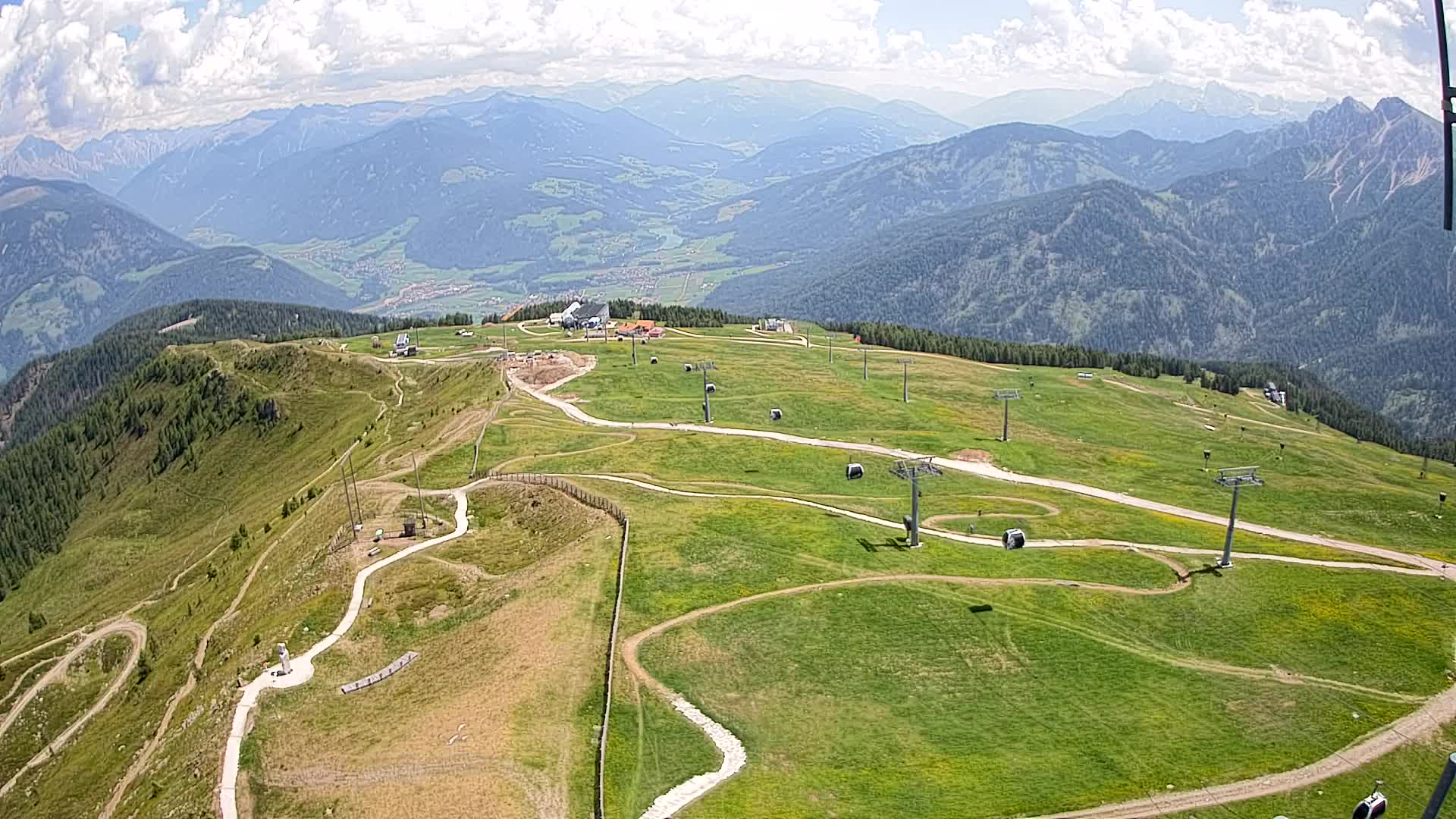 Kronplatz-Gipfel | Blick nach Olang – Valdaora