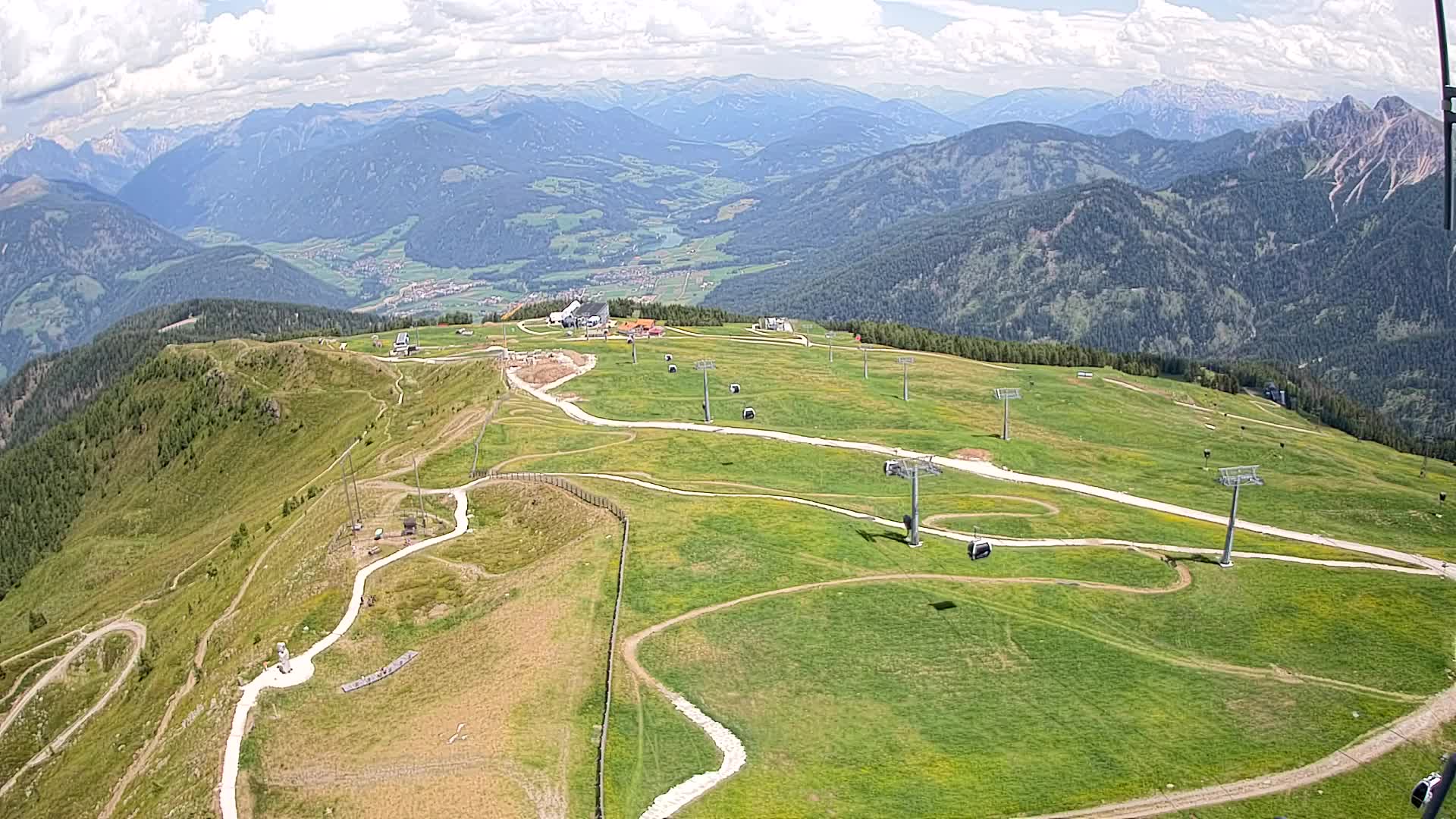 Sommet du Kronplatz | vue sur Valdaora – Olang