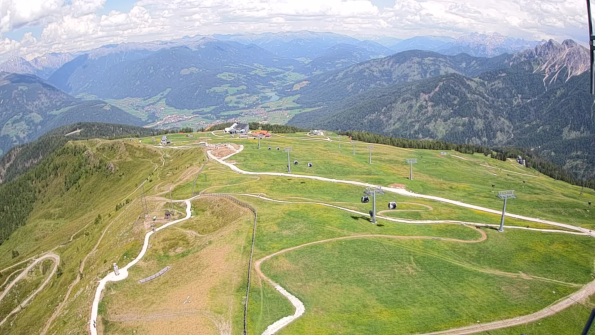 Kronplatz-Gipfel | Blick nach Olang – Valdaora