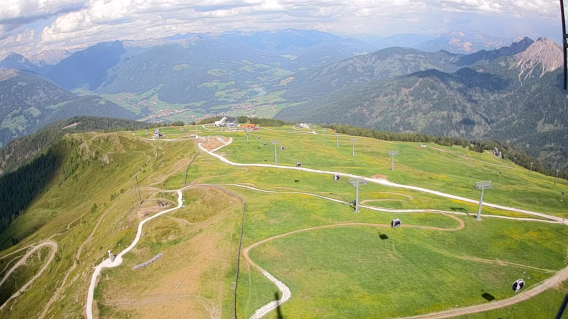 Sommet du Kronplatz | vue sur Valdaora – Olang