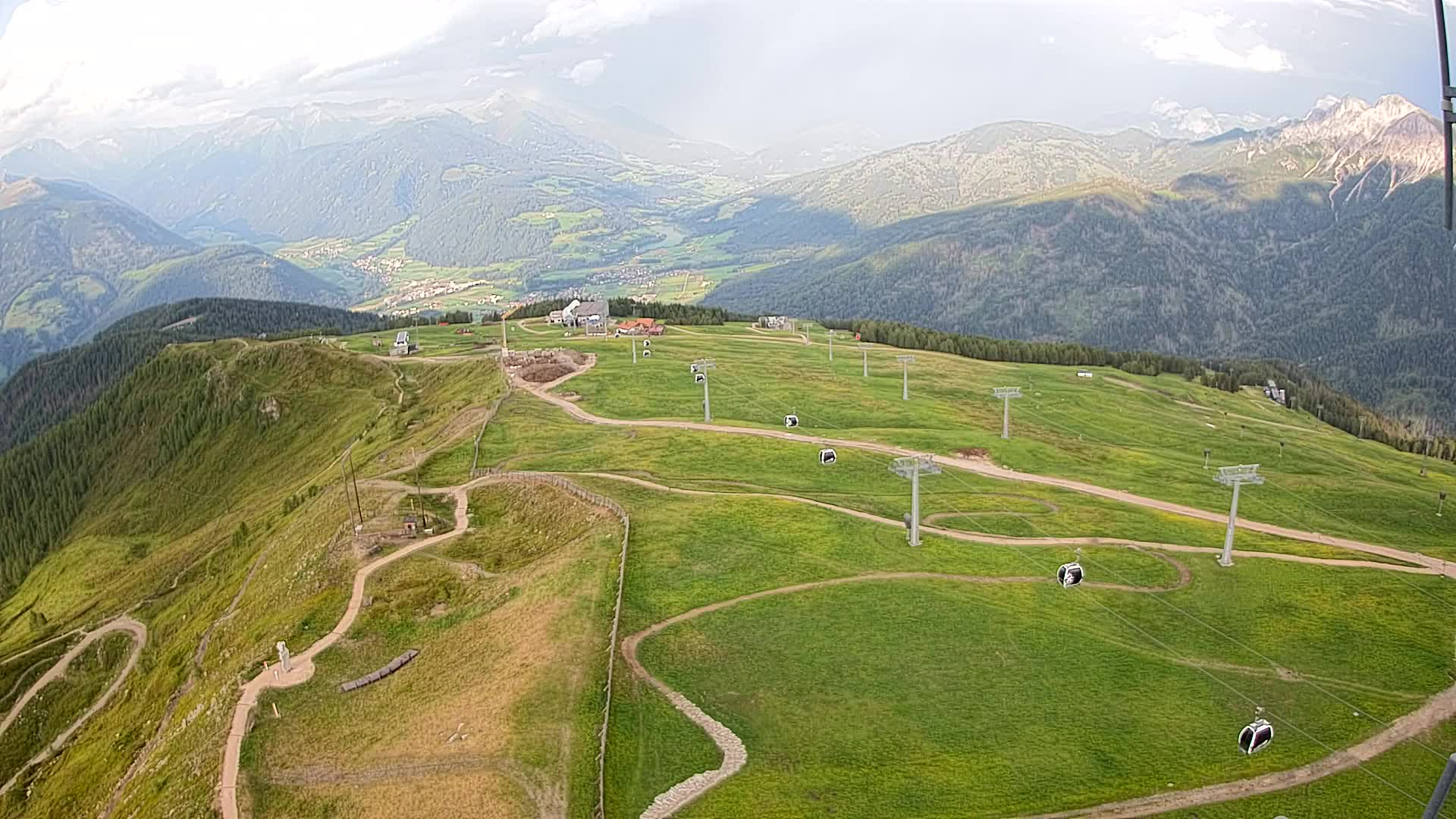 Sommet du Kronplatz | vue sur Valdaora – Olang