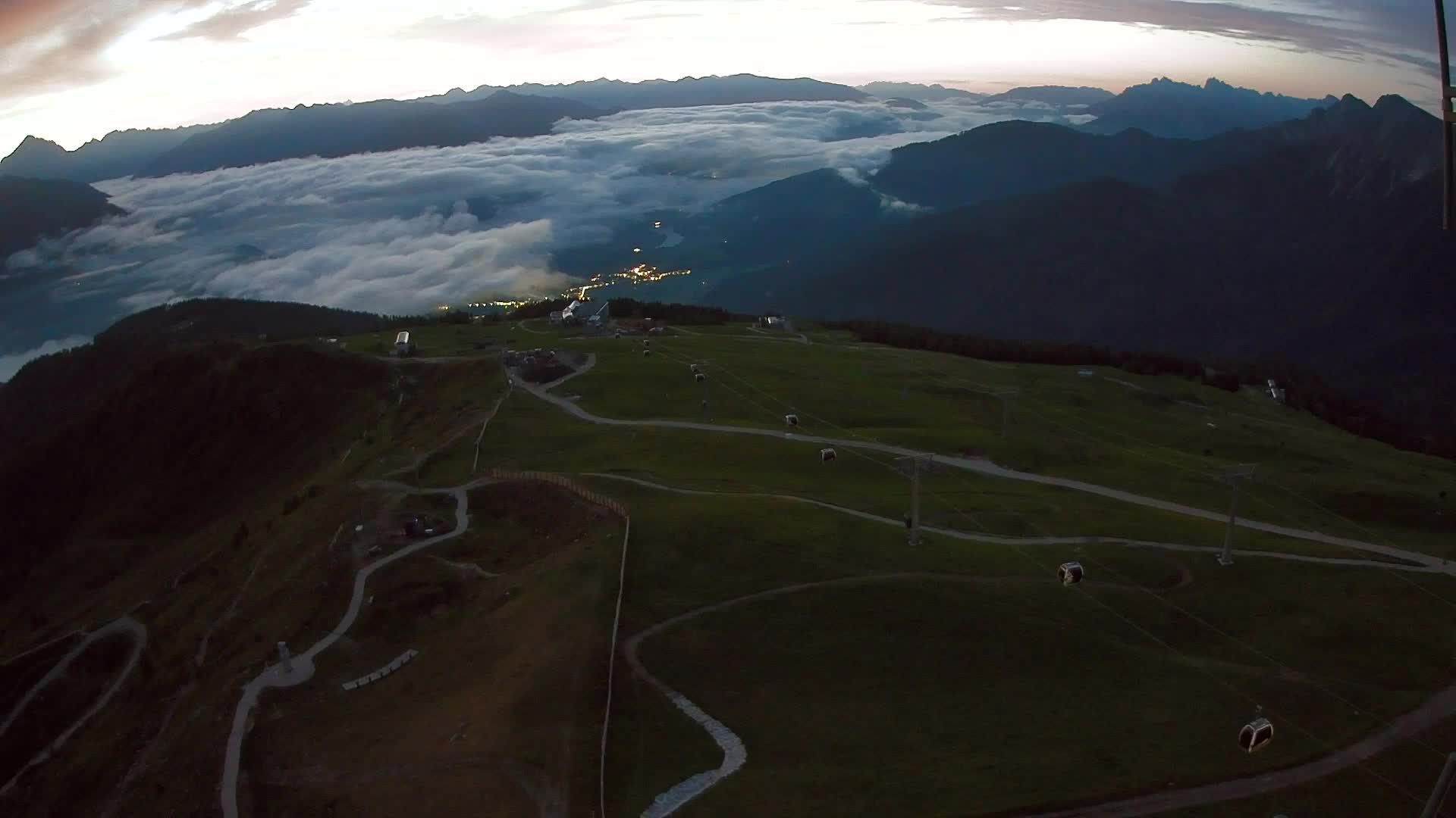 Kronplatz-Gipfel | Blick nach Olang – Valdaora