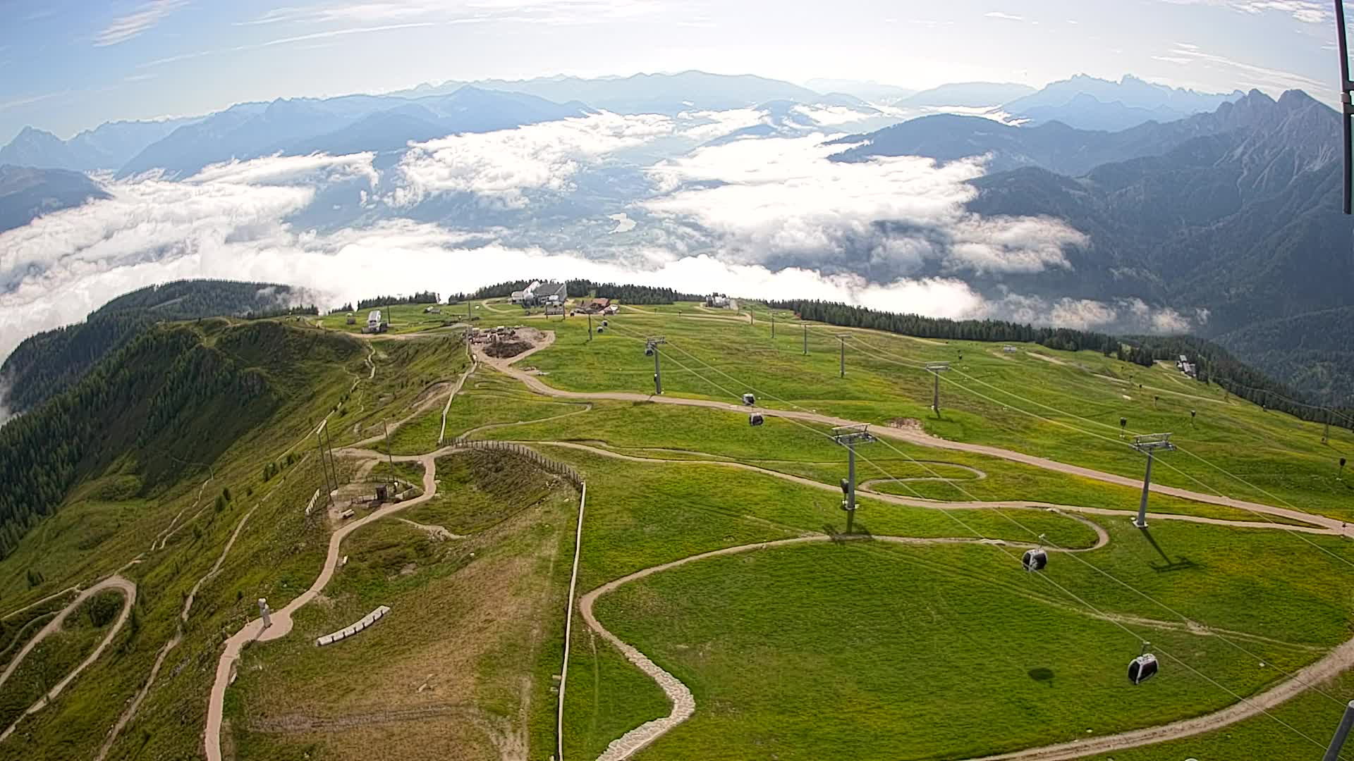 Sommet du Kronplatz | vue sur Valdaora – Olang