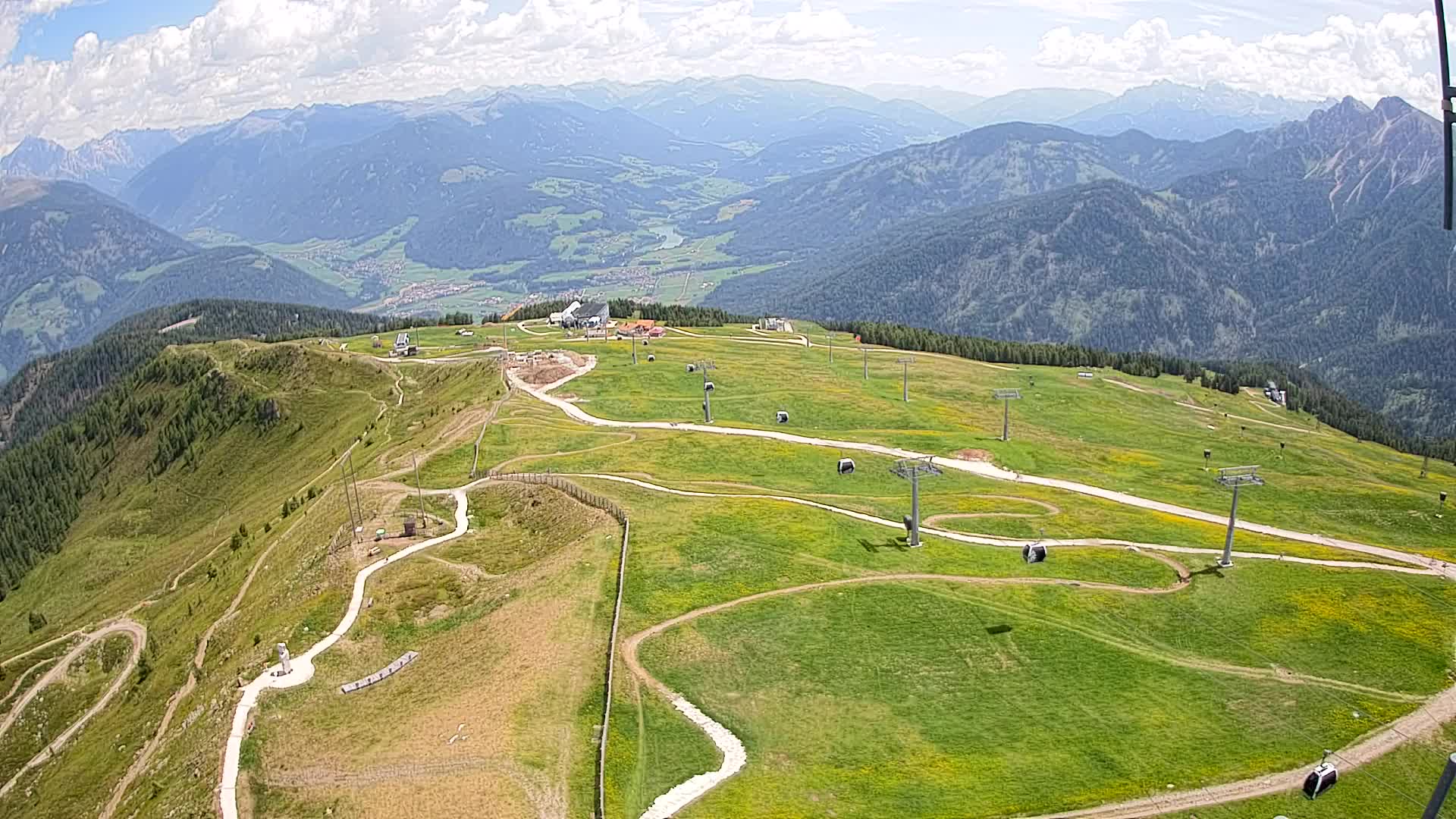 Kronplatz-Gipfel | Blick nach Olang – Valdaora