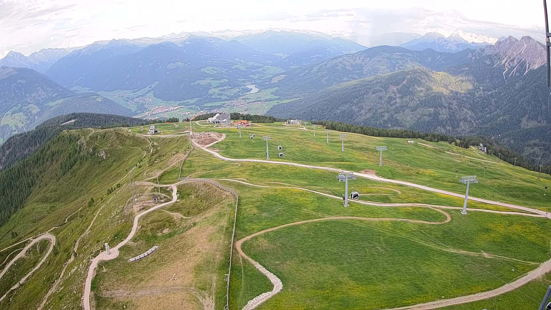 Kronplatz-Gipfel | Blick nach Olang – Valdaora