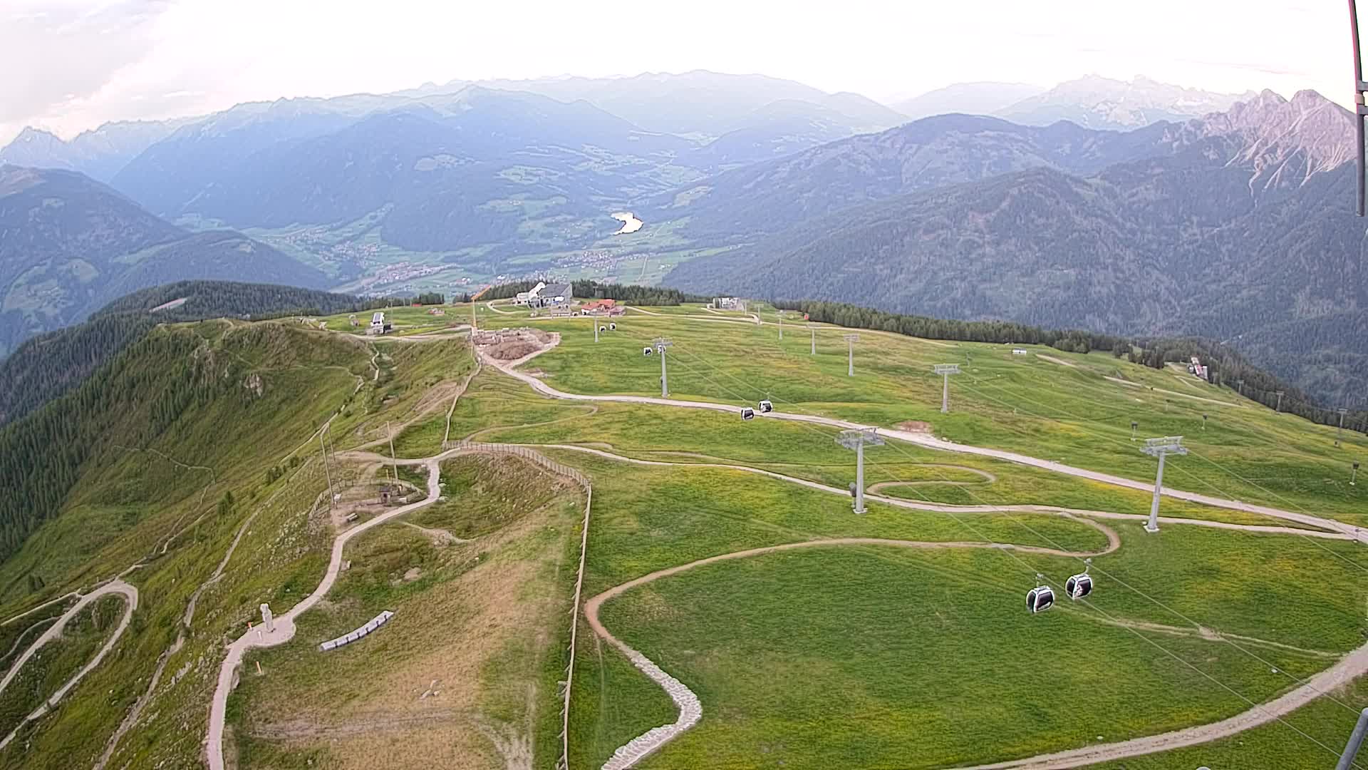 Kronplatz-Gipfel | Blick nach Olang – Valdaora