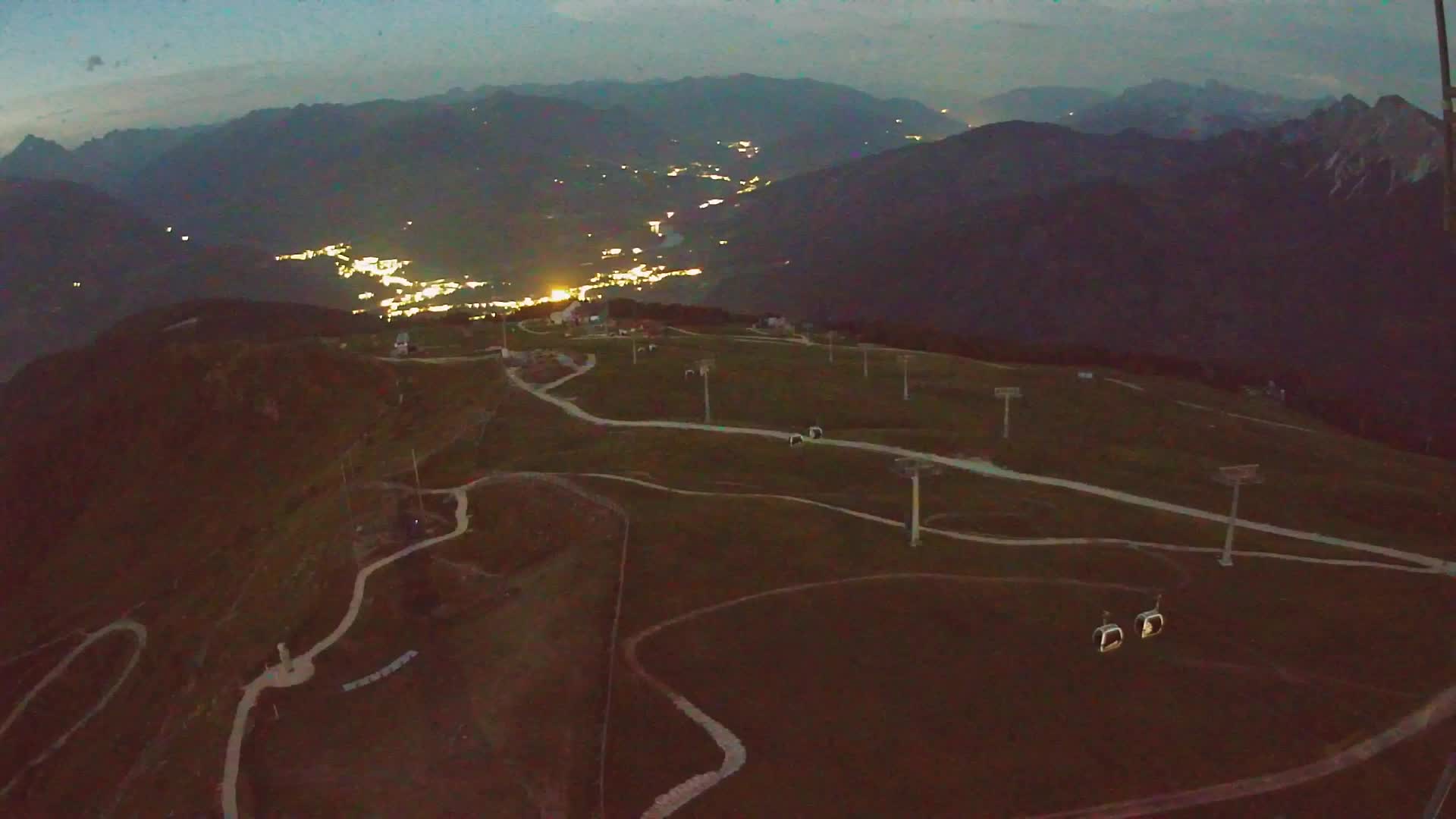 Kronplatz-Gipfel | Blick nach Olang – Valdaora