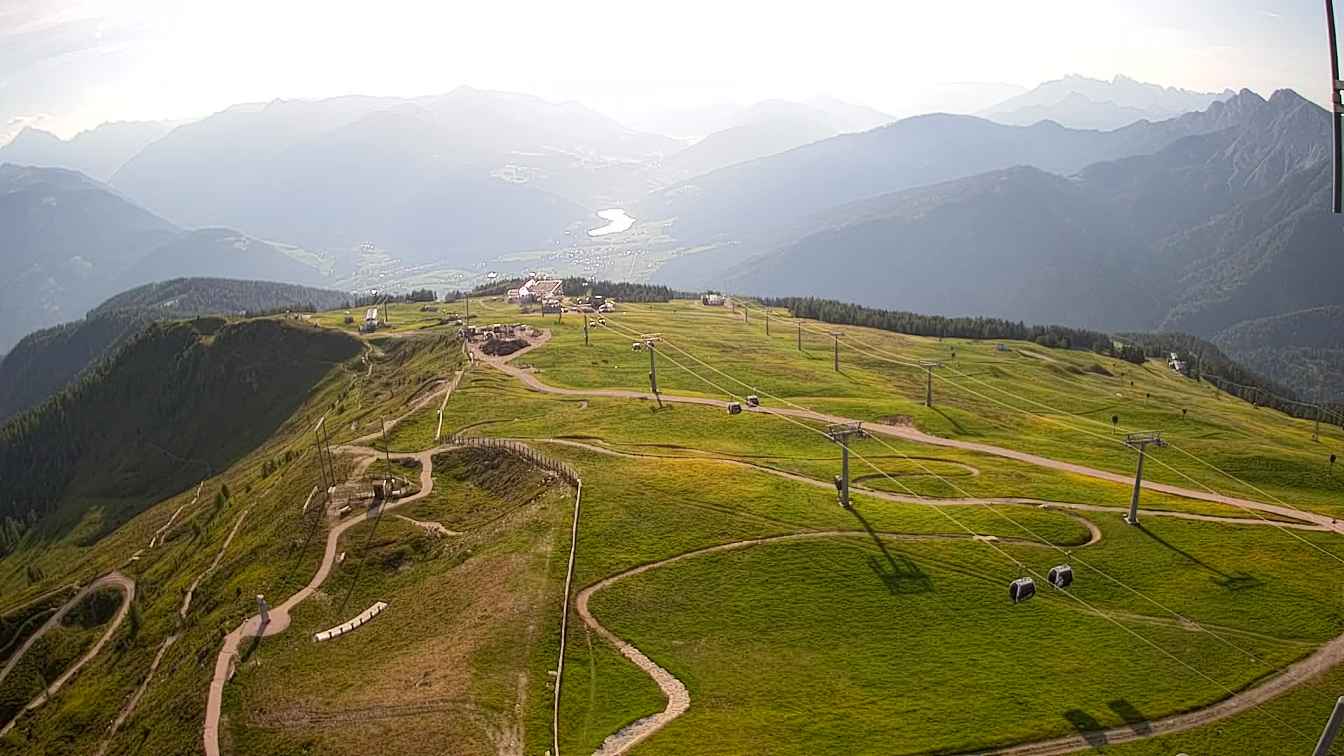 Kronplatz-Gipfel | Blick nach Olang – Valdaora
