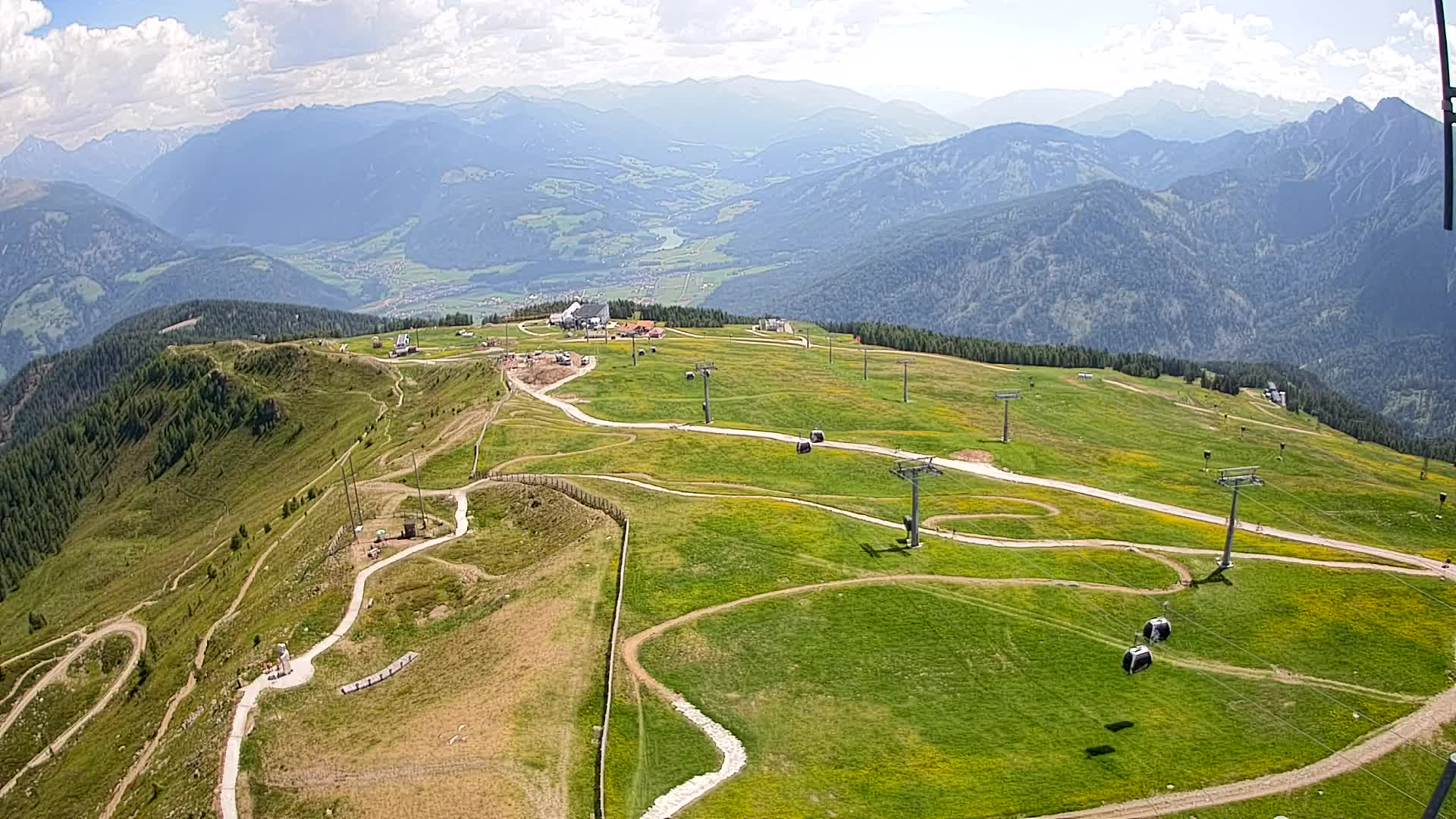 Sommet du Kronplatz | vue sur Valdaora – Olang