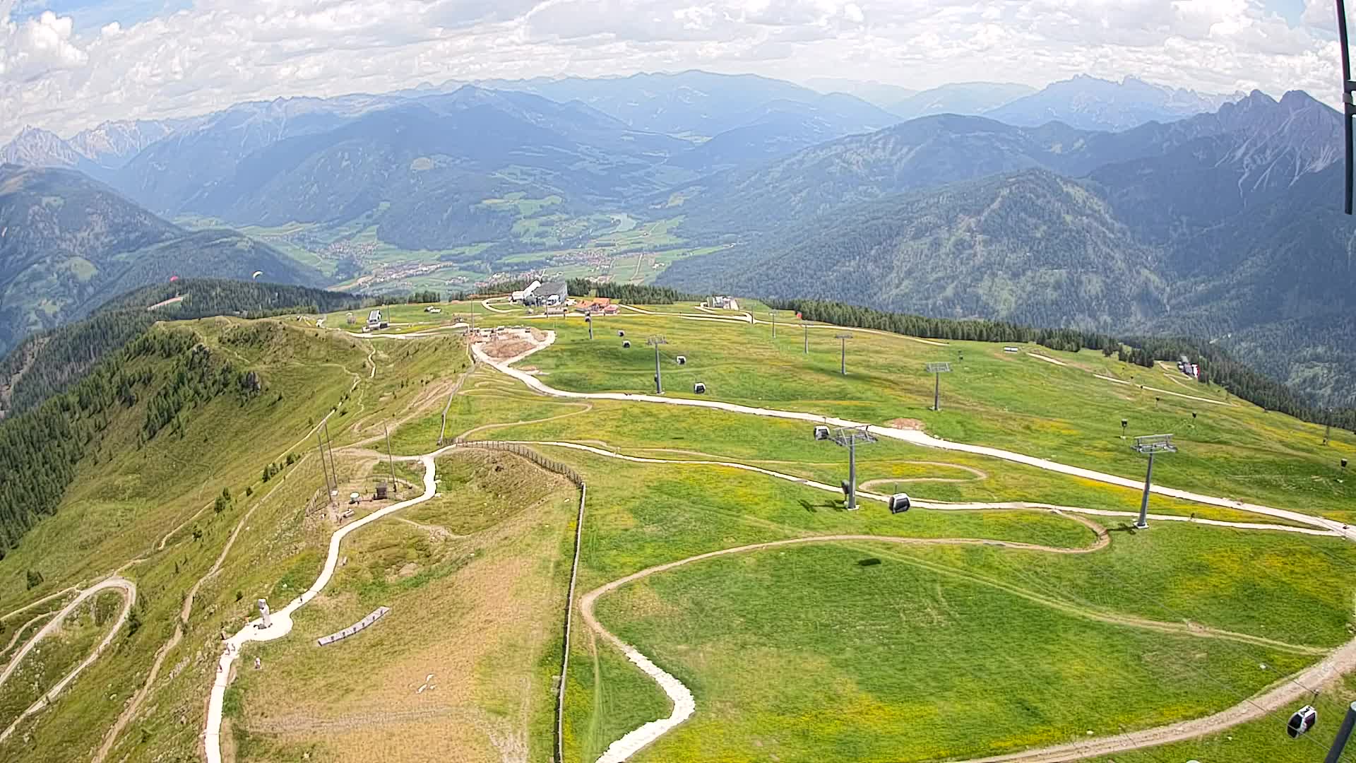 Kronplatz-Gipfel | Blick nach Olang – Valdaora