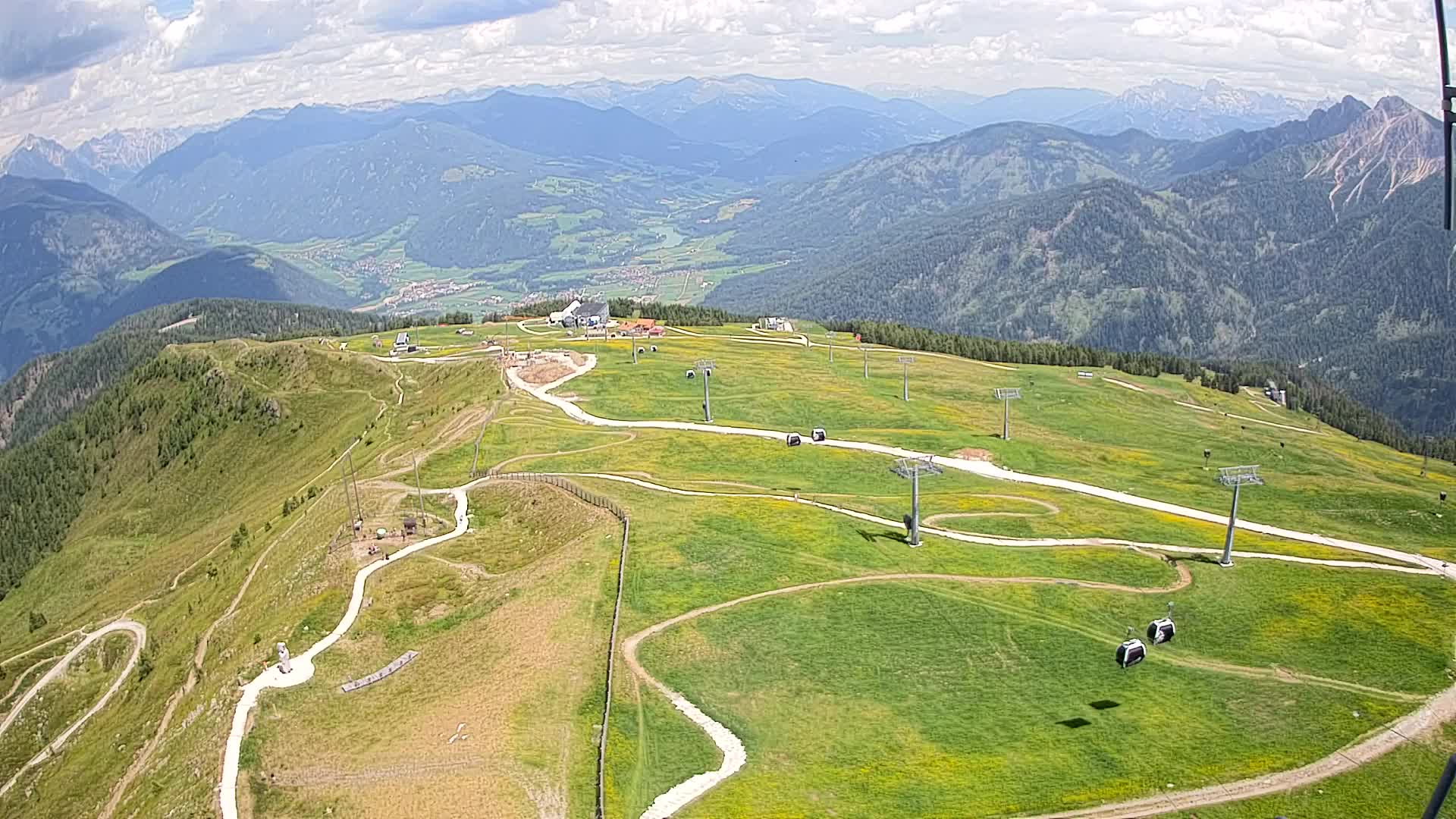 Kronplatz-Gipfel | Blick nach Olang – Valdaora