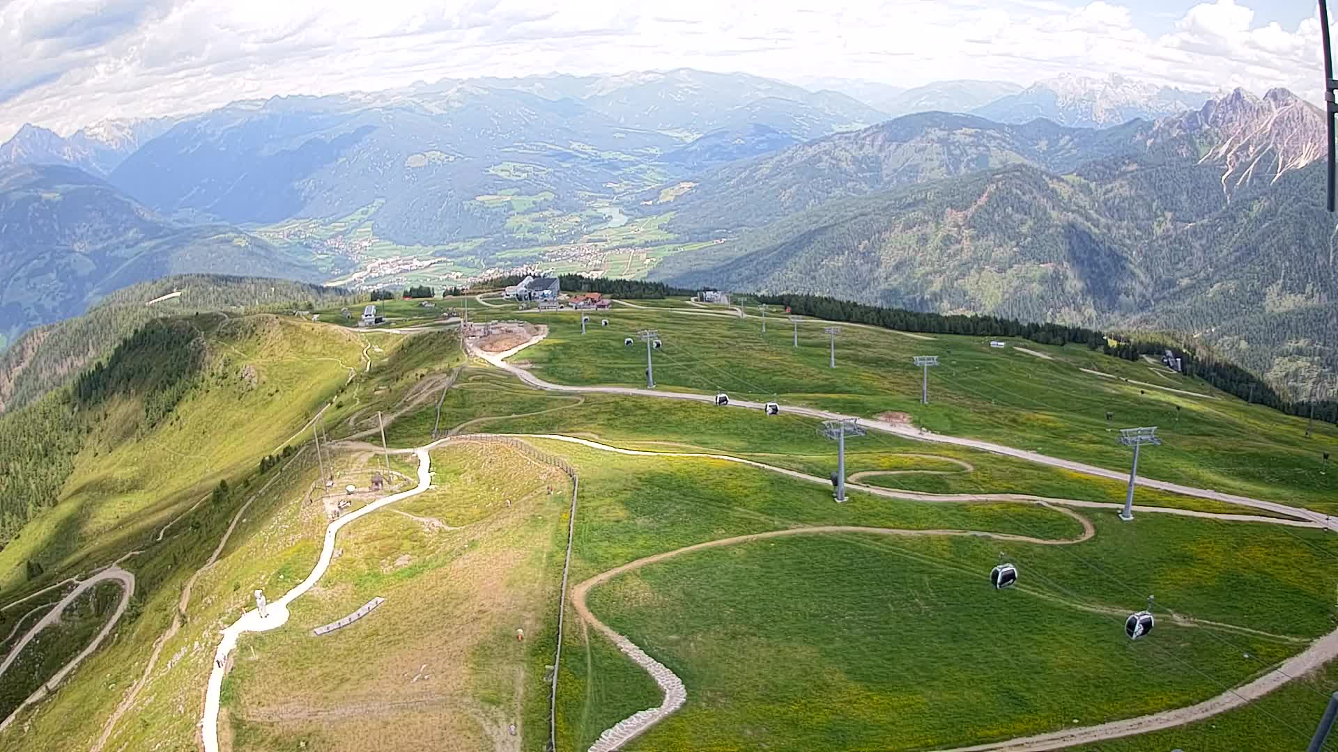 Kronplatz vrh | pogled na Valdaora – Olang
