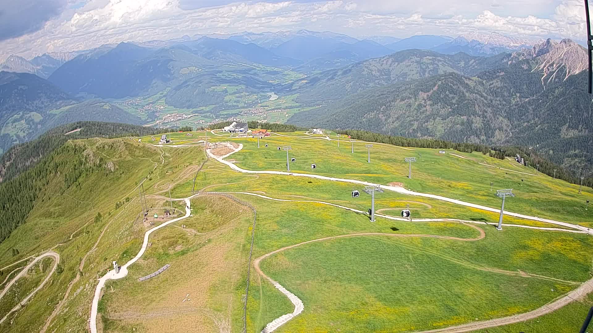Kronplatz-Gipfel | Blick nach Olang – Valdaora