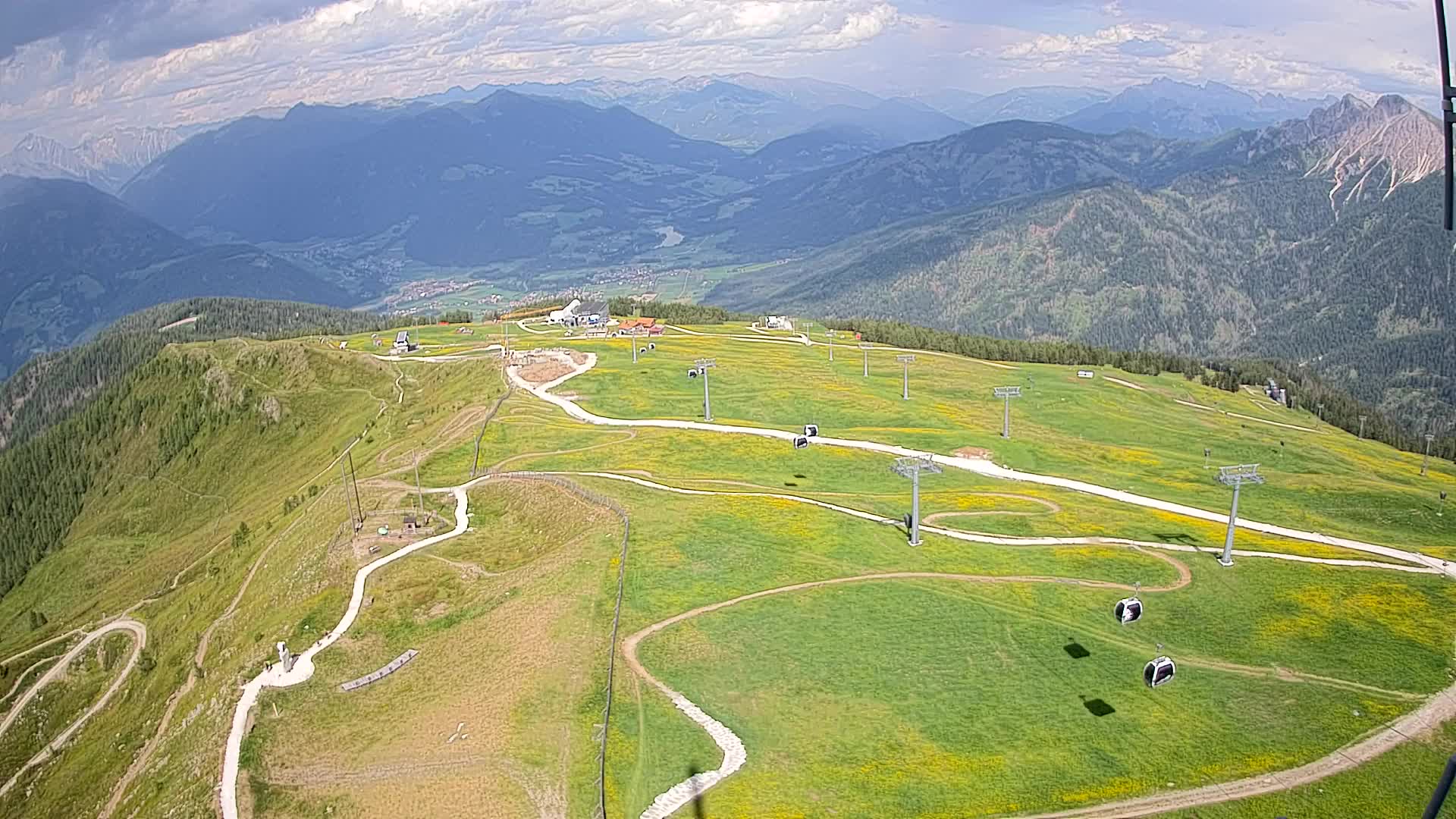 Sommet du Kronplatz | vue sur Valdaora – Olang