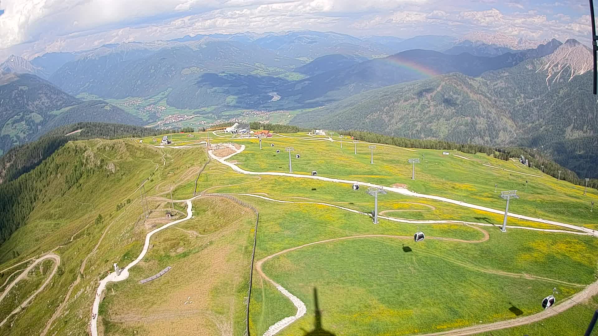 Sommet du Kronplatz | vue sur Valdaora – Olang