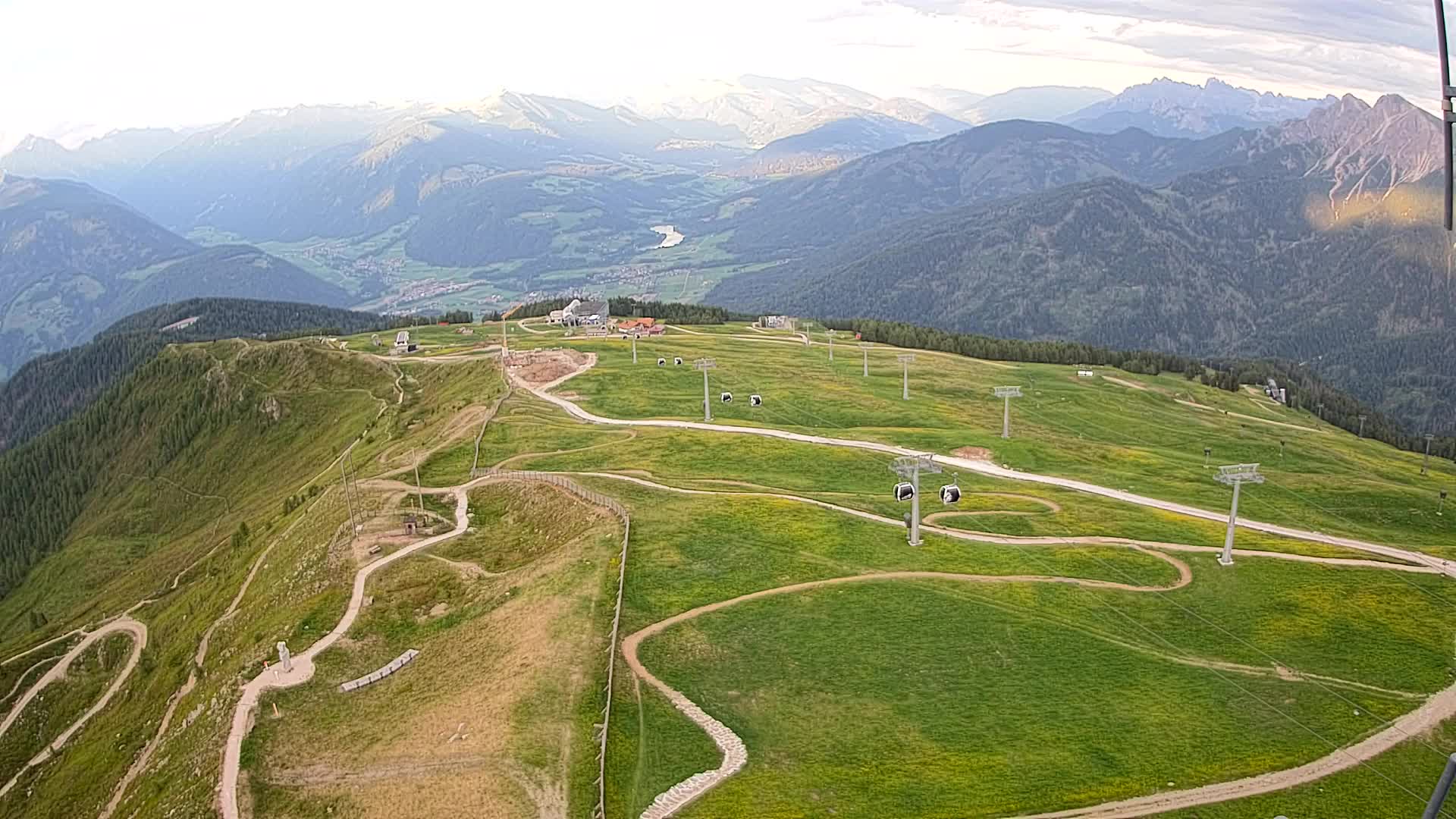 Kronplatz-Gipfel | Blick nach Olang – Valdaora