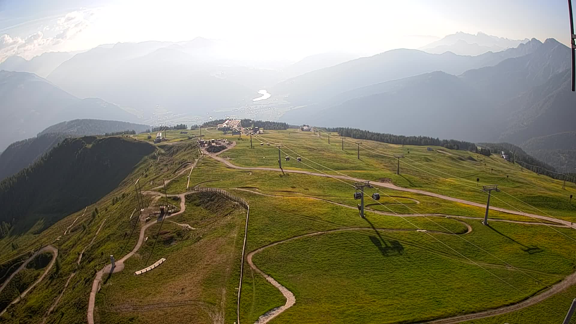 Kronplatz-Gipfel | Blick nach Olang – Valdaora