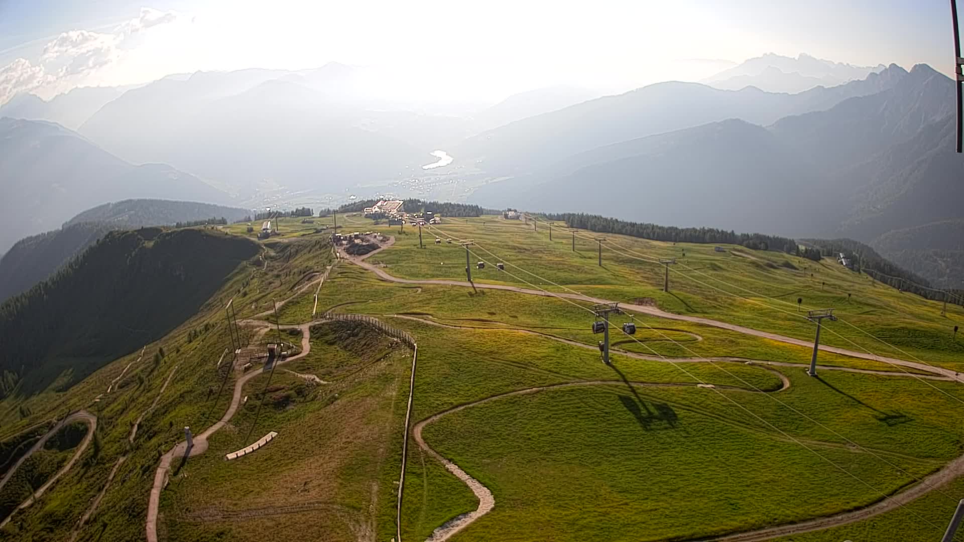 Kronplatz-Gipfel | Blick nach Olang – Valdaora