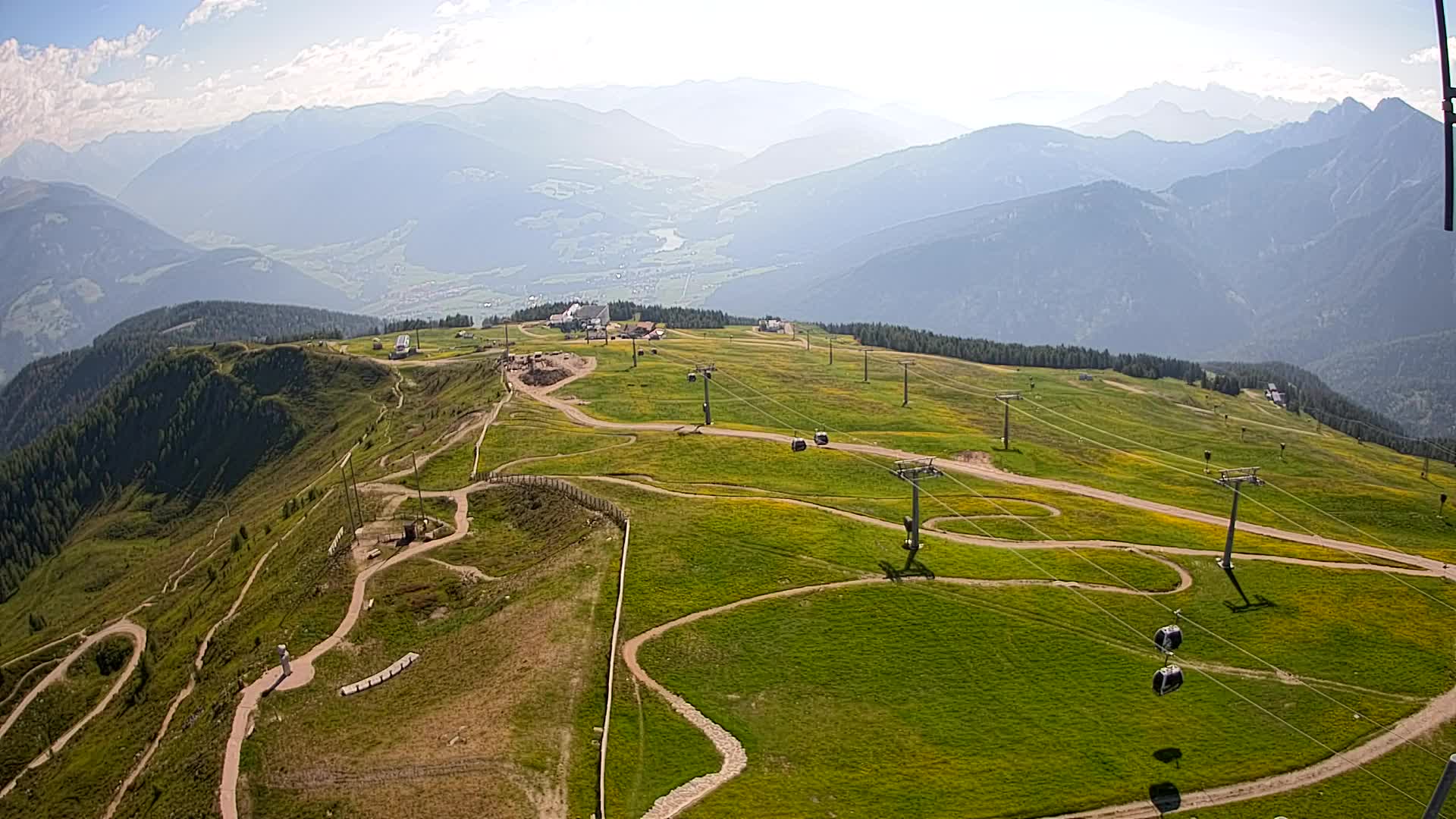 Kronplatz-Gipfel | Blick nach Olang – Valdaora