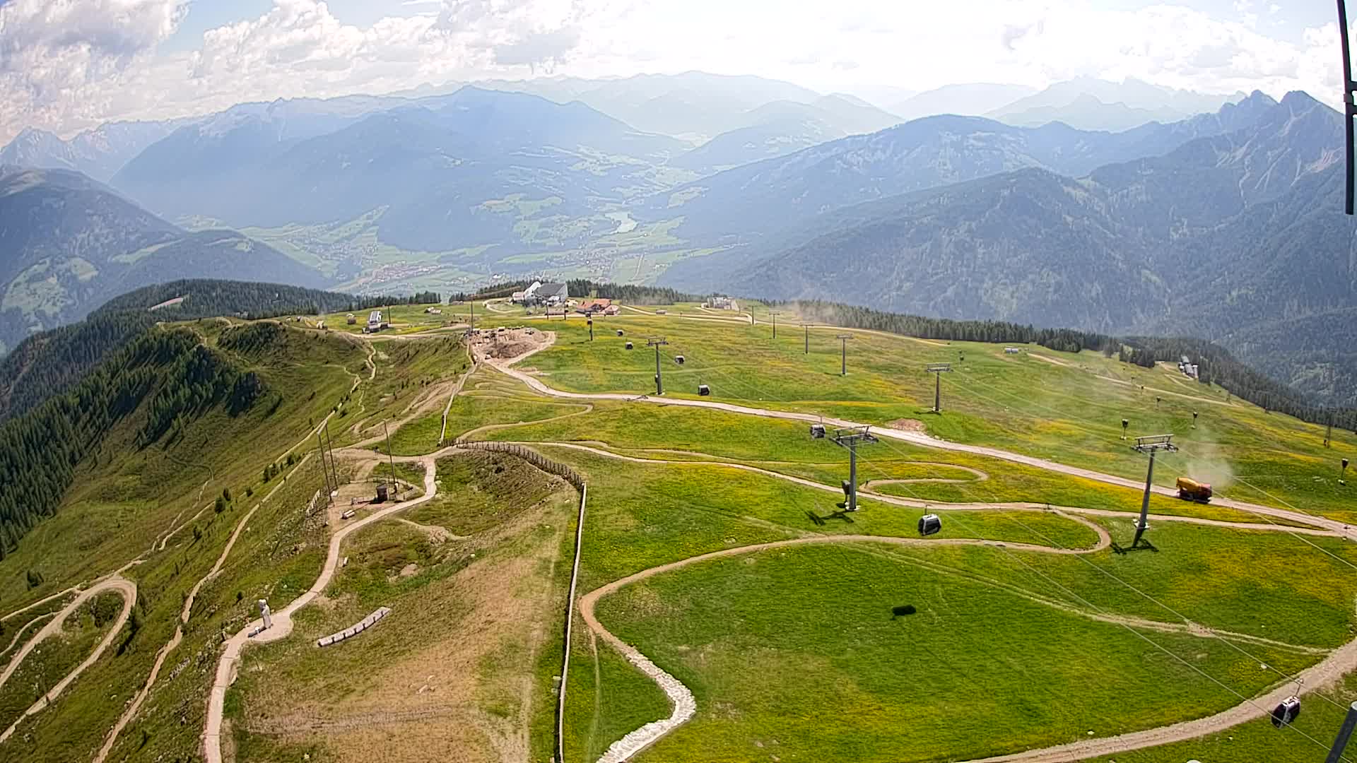 Kronplatz-Gipfel | Blick nach Olang – Valdaora