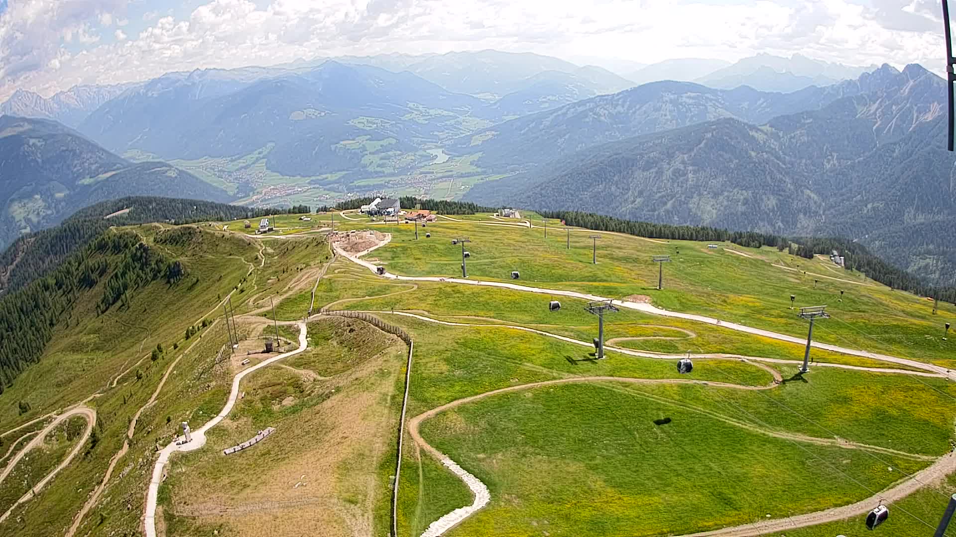 Kronplatz-Gipfel | Blick nach Olang – Valdaora