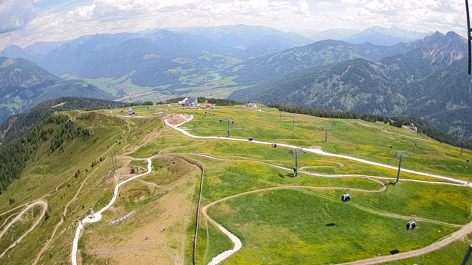 Kronplatz-Gipfel | Blick nach Olang – Valdaora
