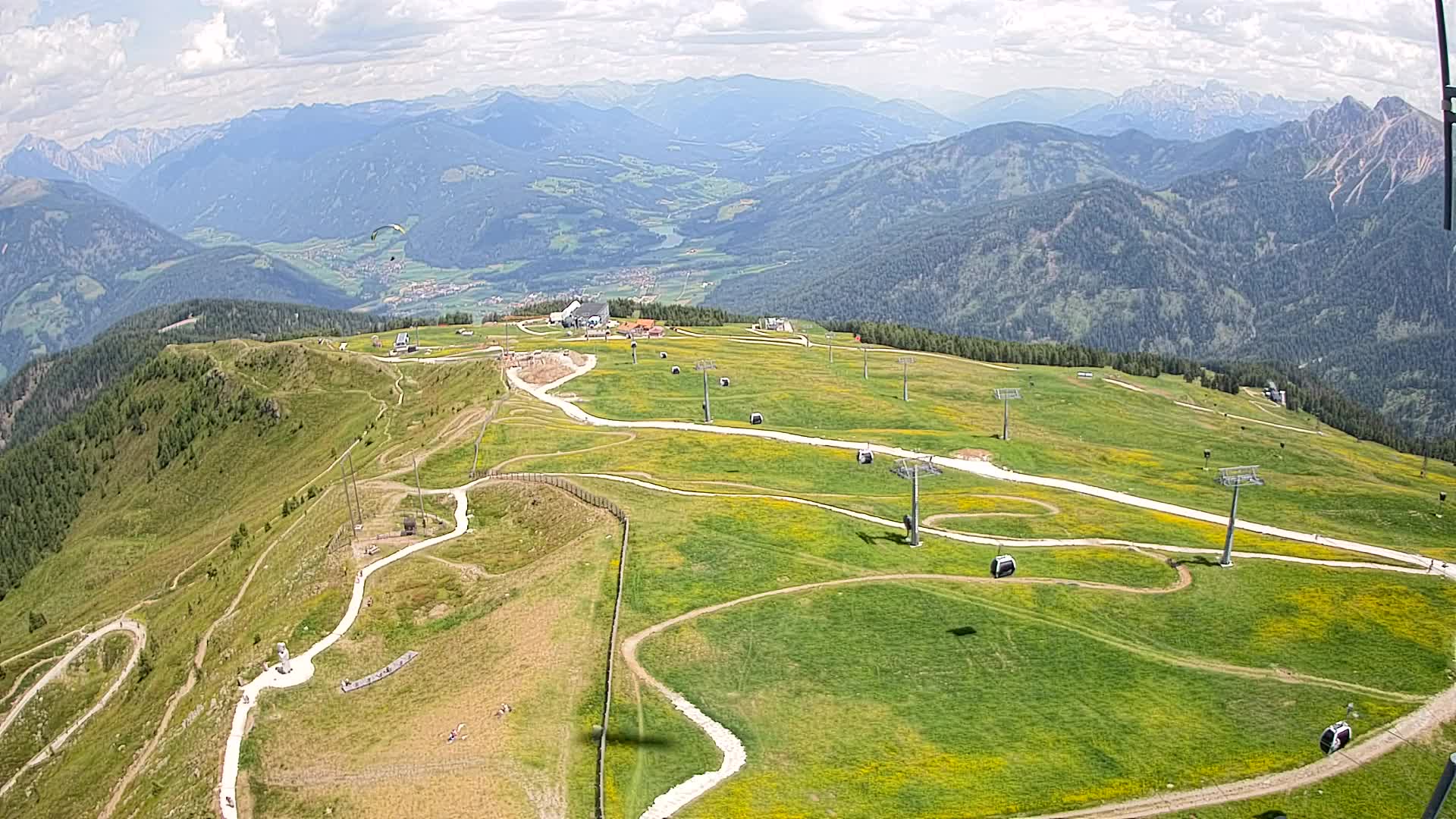 Sommet du Kronplatz | vue sur Valdaora – Olang