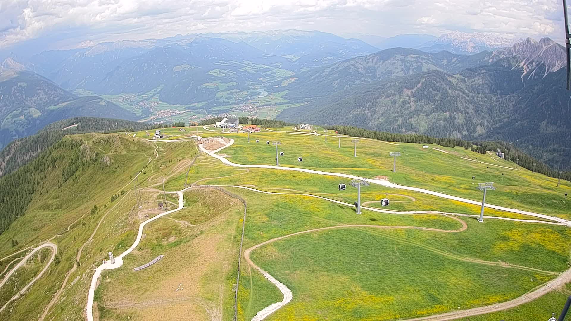 Sommet du Kronplatz | vue sur Valdaora – Olang