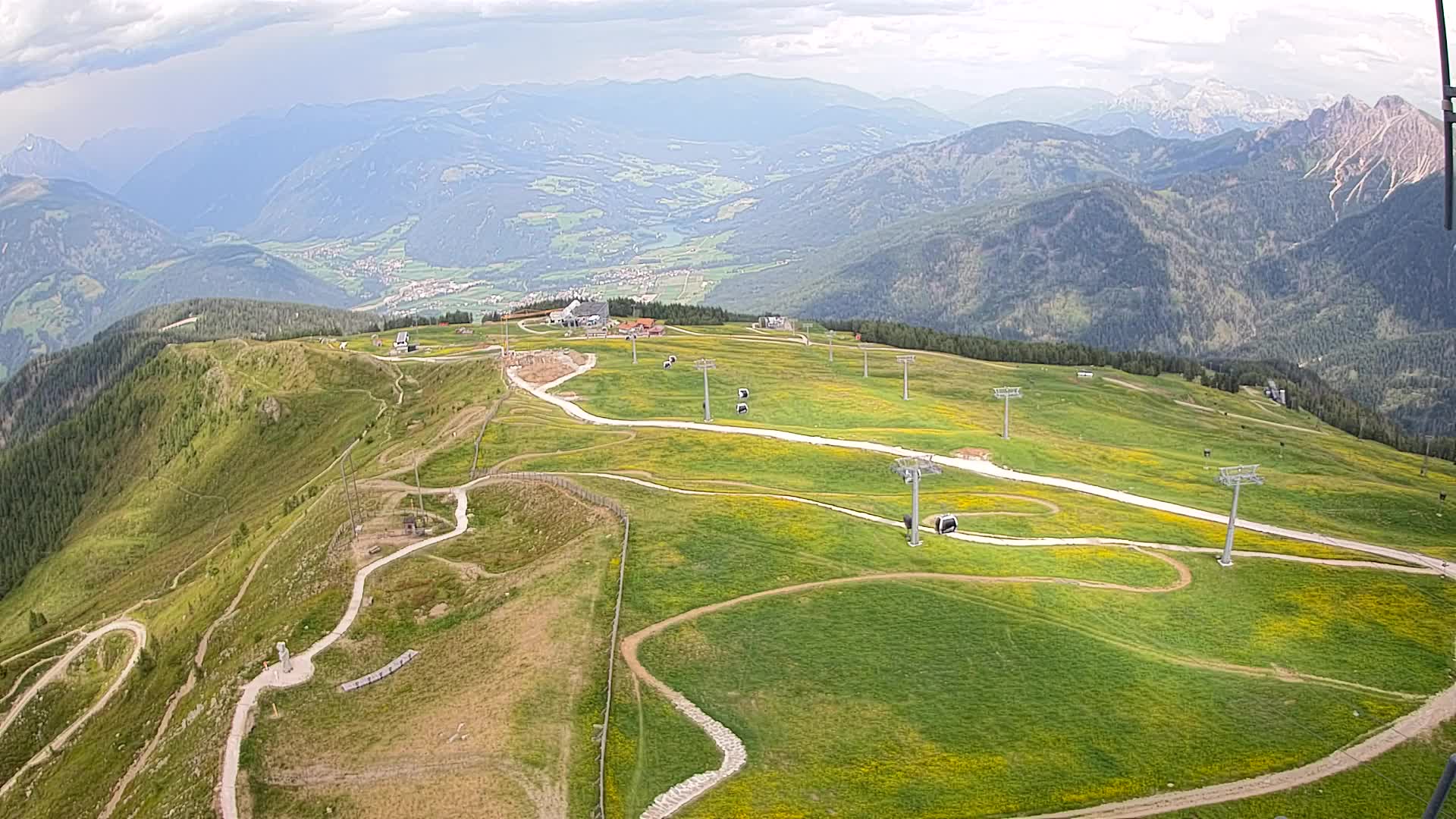 Sommet du Kronplatz | vue sur Valdaora – Olang