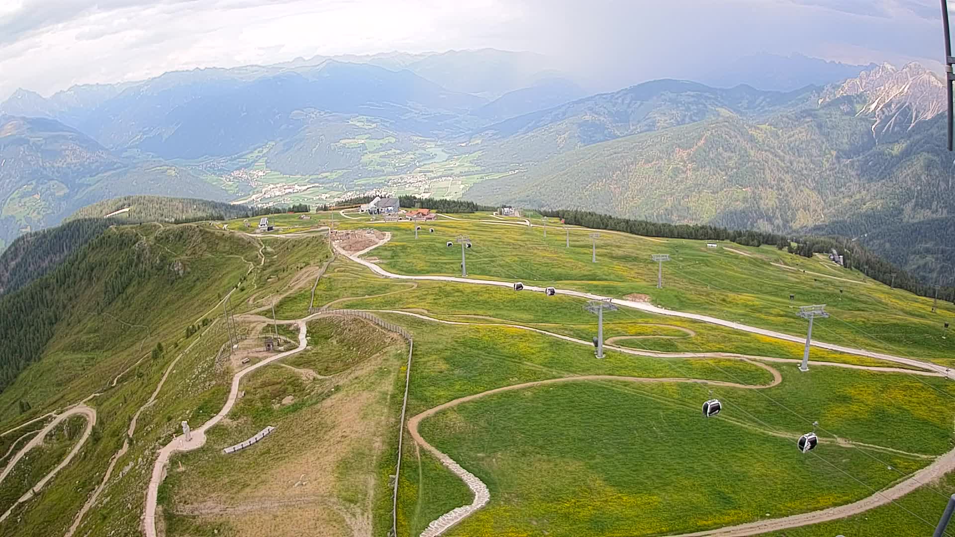 Sommet du Kronplatz | vue sur Valdaora – Olang