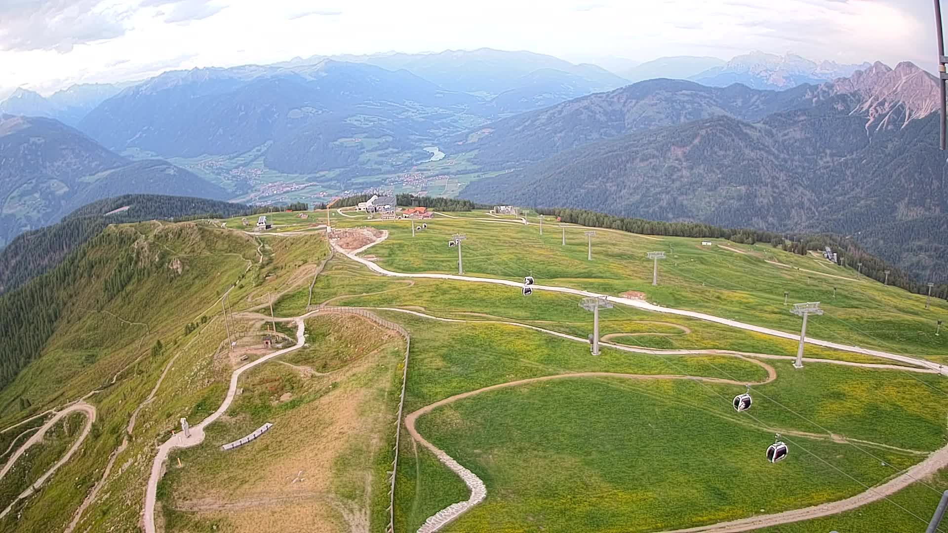 Kronplatz-Gipfel | Blick nach Olang – Valdaora