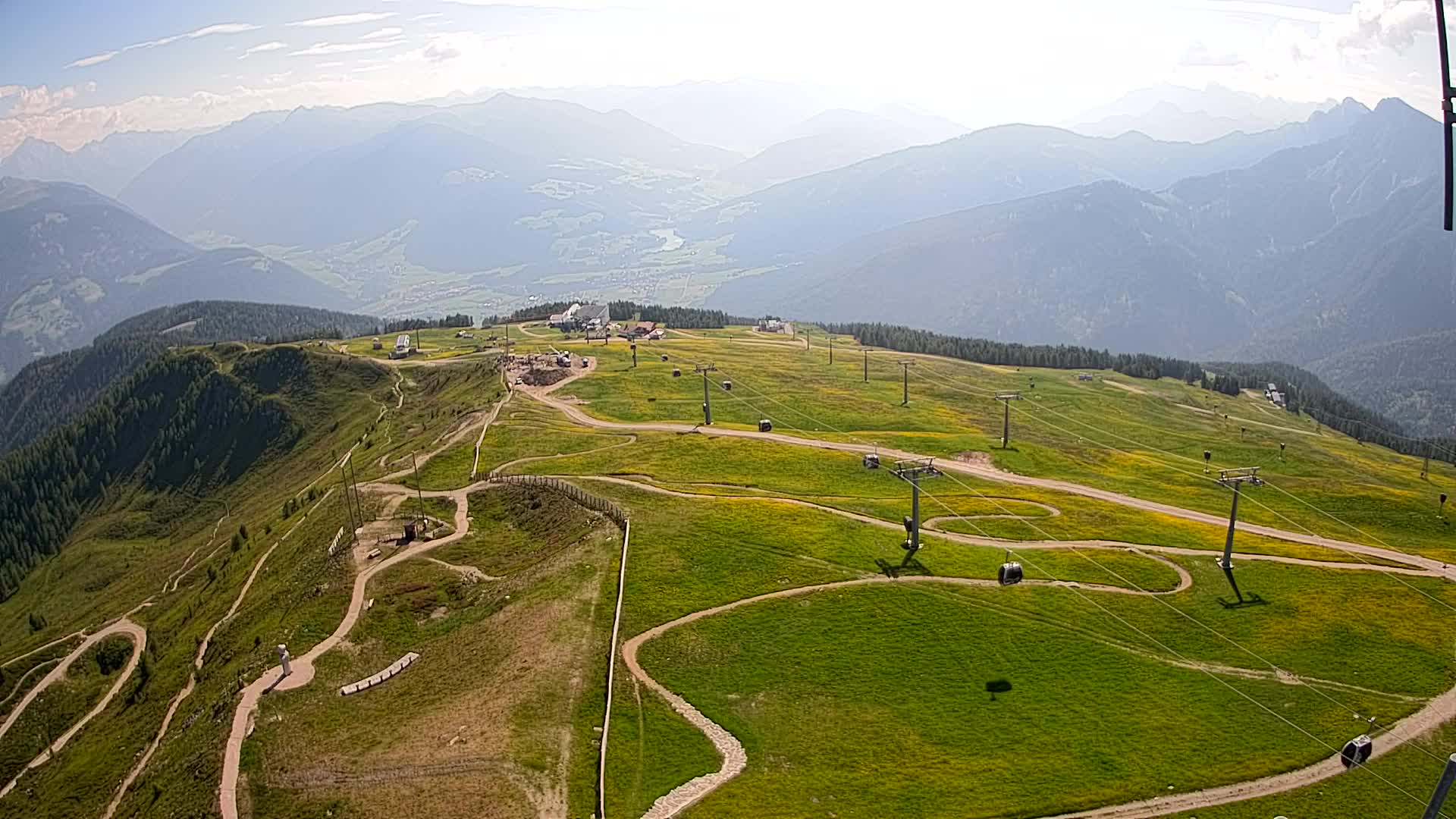 Kronplatz-Gipfel | Blick nach Olang – Valdaora