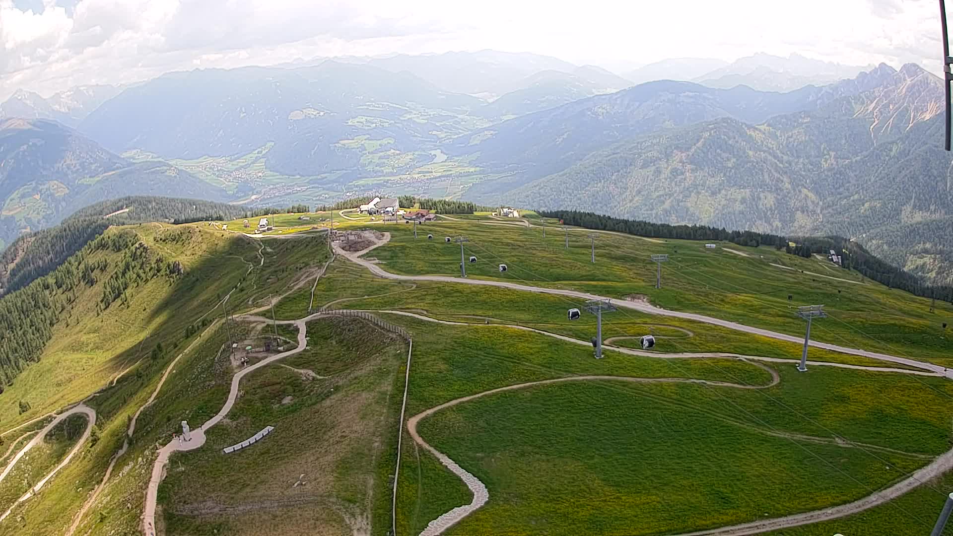 Sommet du Kronplatz | vue sur Valdaora – Olang