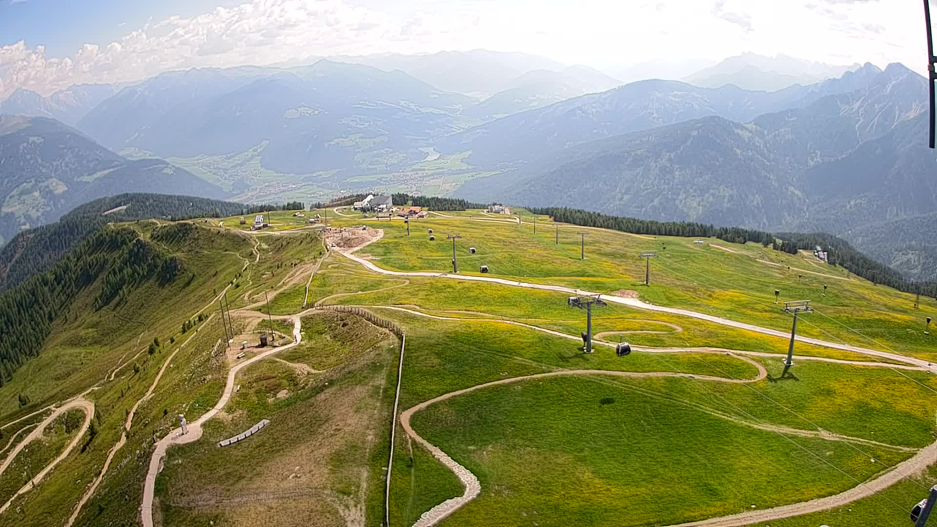 Kronplatz-Gipfel | Blick nach Olang – Valdaora
