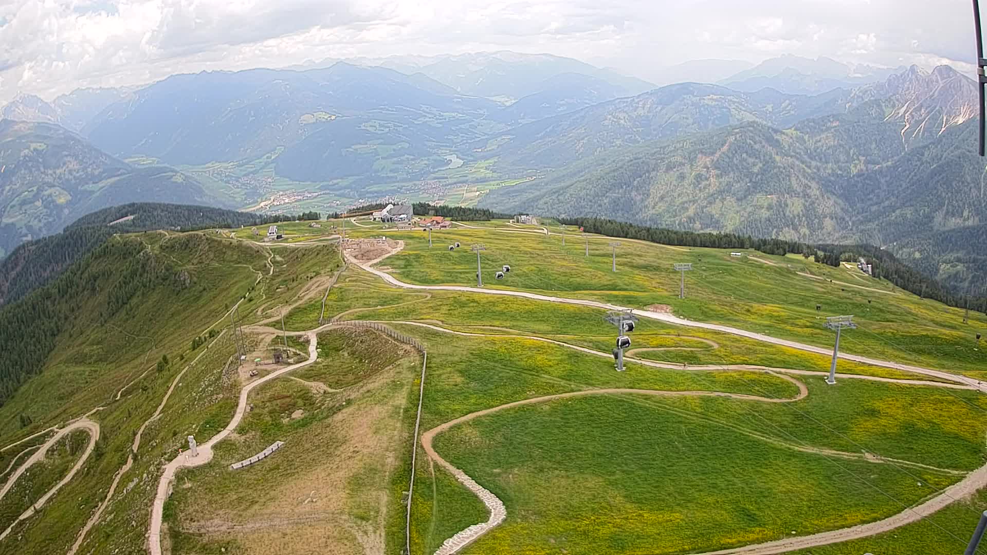Sommet du Kronplatz | vue sur Valdaora – Olang