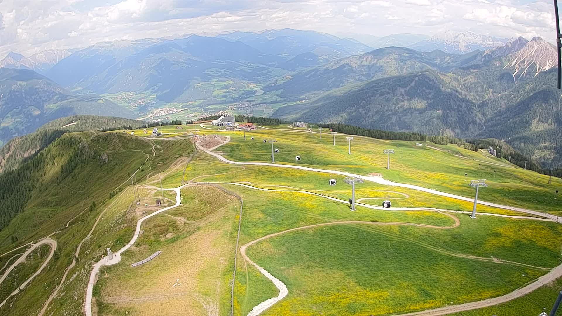 Kronplatz vrh | pogled na Valdaora – Olang