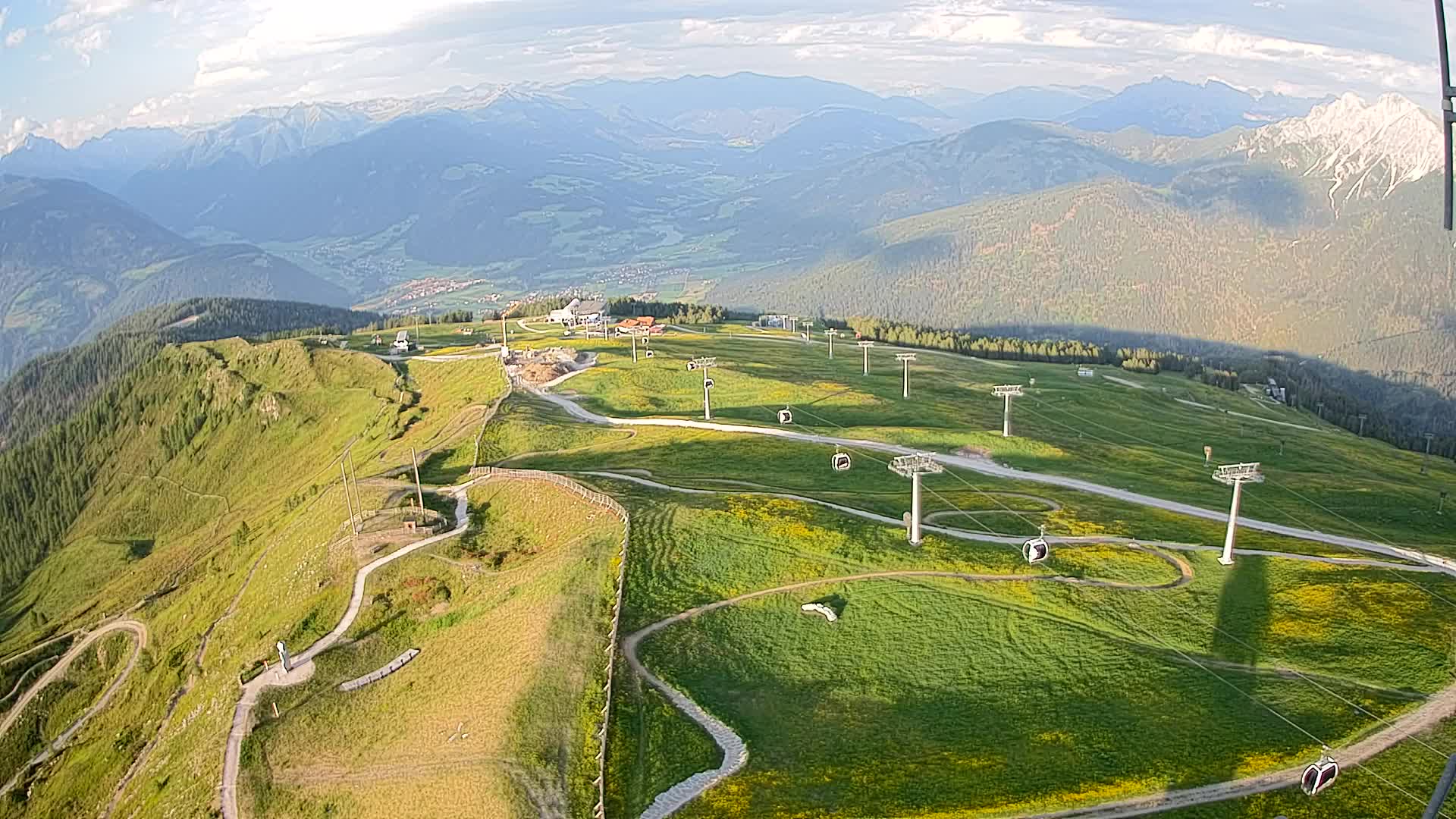 Kronplatz-Gipfel | Blick nach Olang – Valdaora