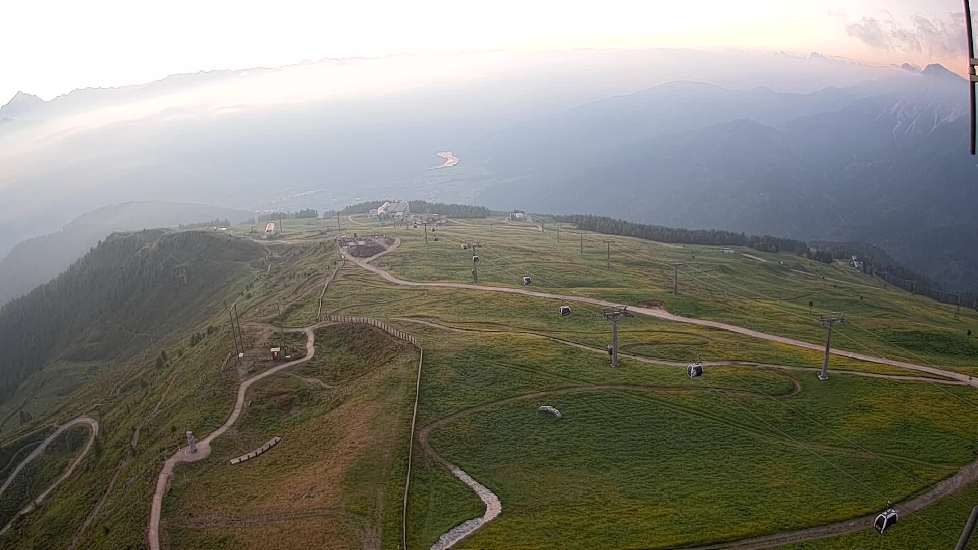 Kronplatz-Gipfel | Blick nach Olang – Valdaora